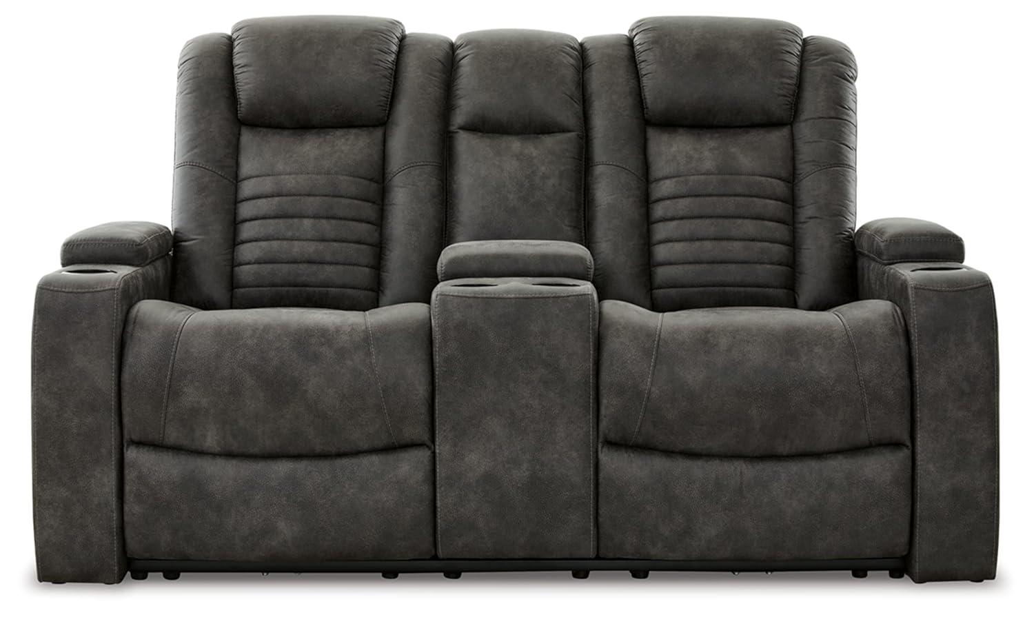 Jacobe 72'' Faux Leather Power Reclining Loveseat