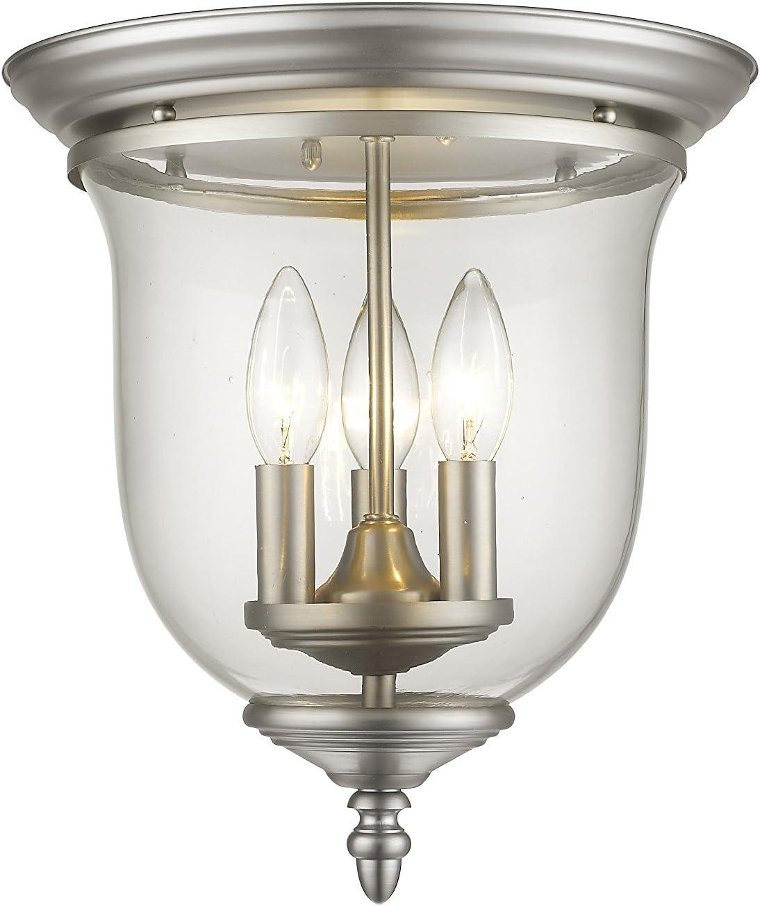 Livex Lighting Legacy 3 - Light Flush Mount in  Brushed Nickel