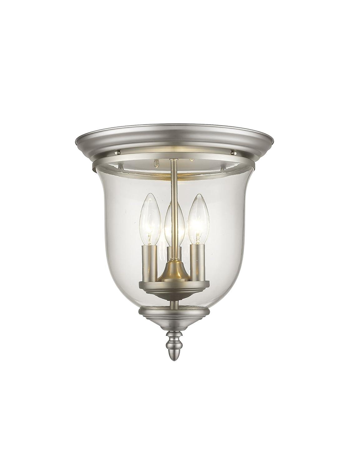 Livex Lighting Legacy 3 - Light Flush Mount in  Brushed Nickel