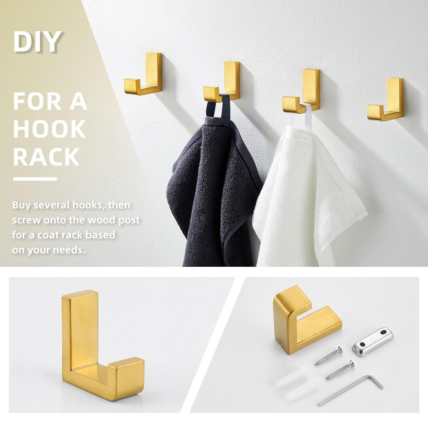 Stainless Steel Bathroom Wall Mounting Robe Hook