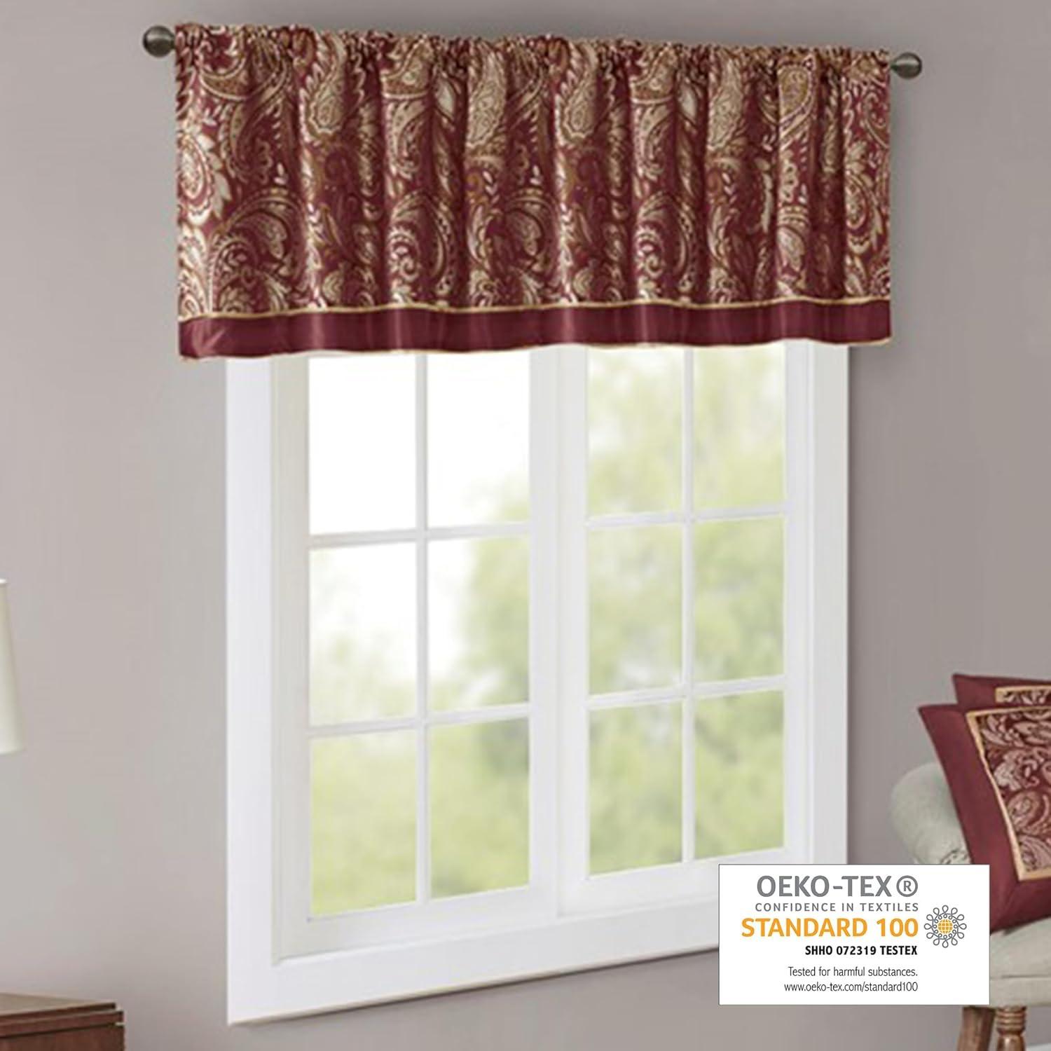 Aubrey Jacquard Window Valance