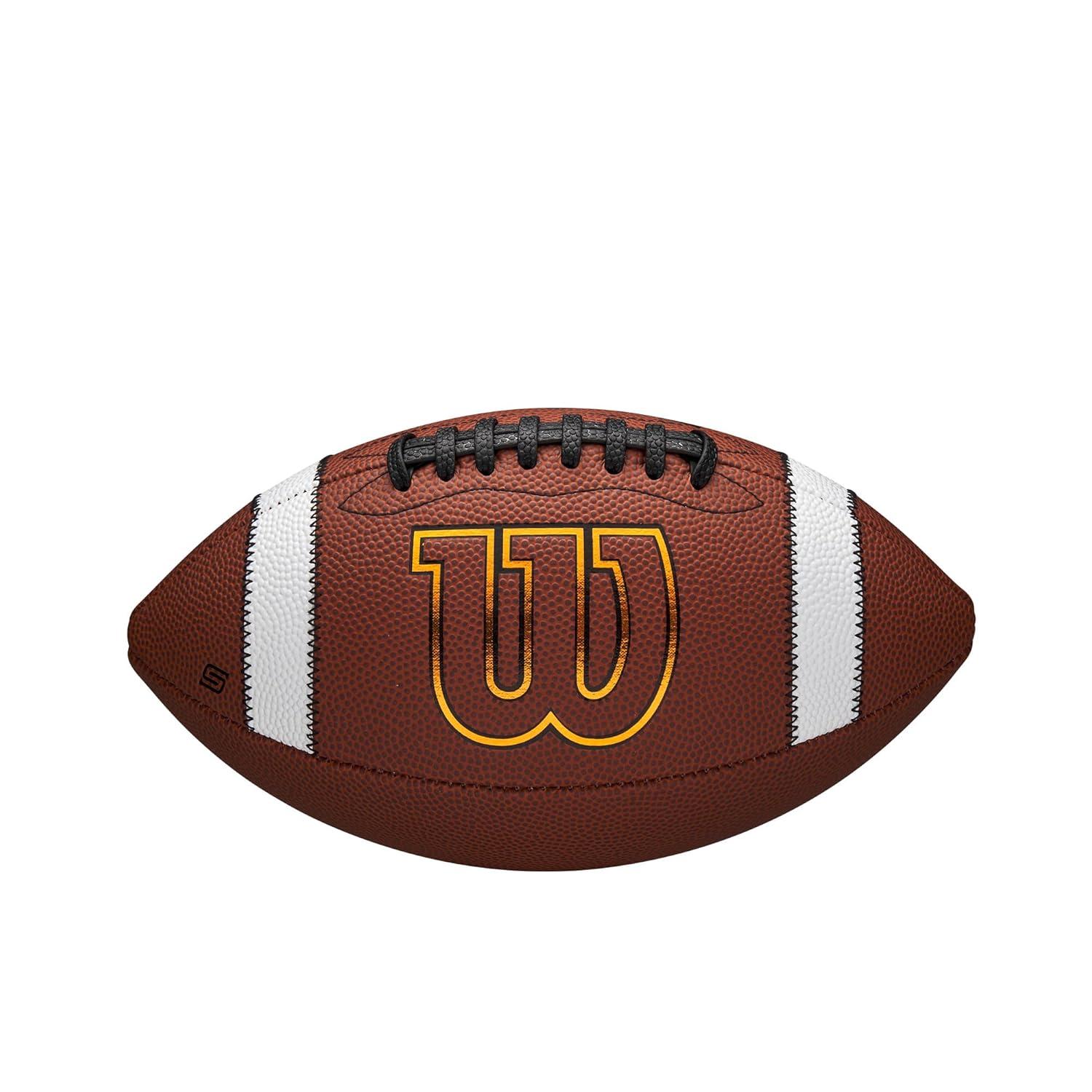 Wilson GST Speed Skin Official Football - Brown