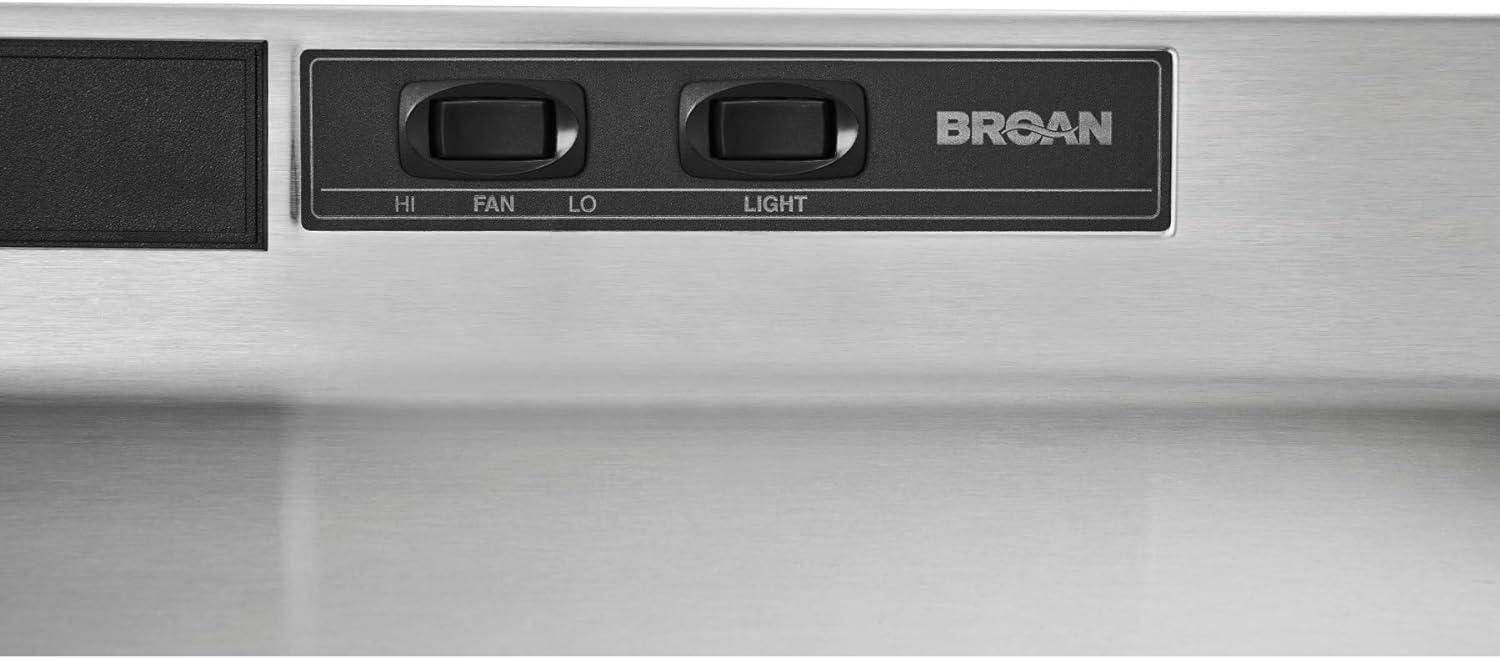 Broan NuTone 36" Steel Convertible Under Cabinet Range Hood with Mesh Filter