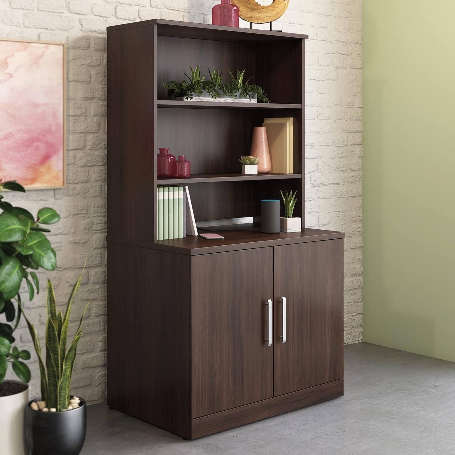 Noble Elm Adjustable Shelving Office Storage Cabinet