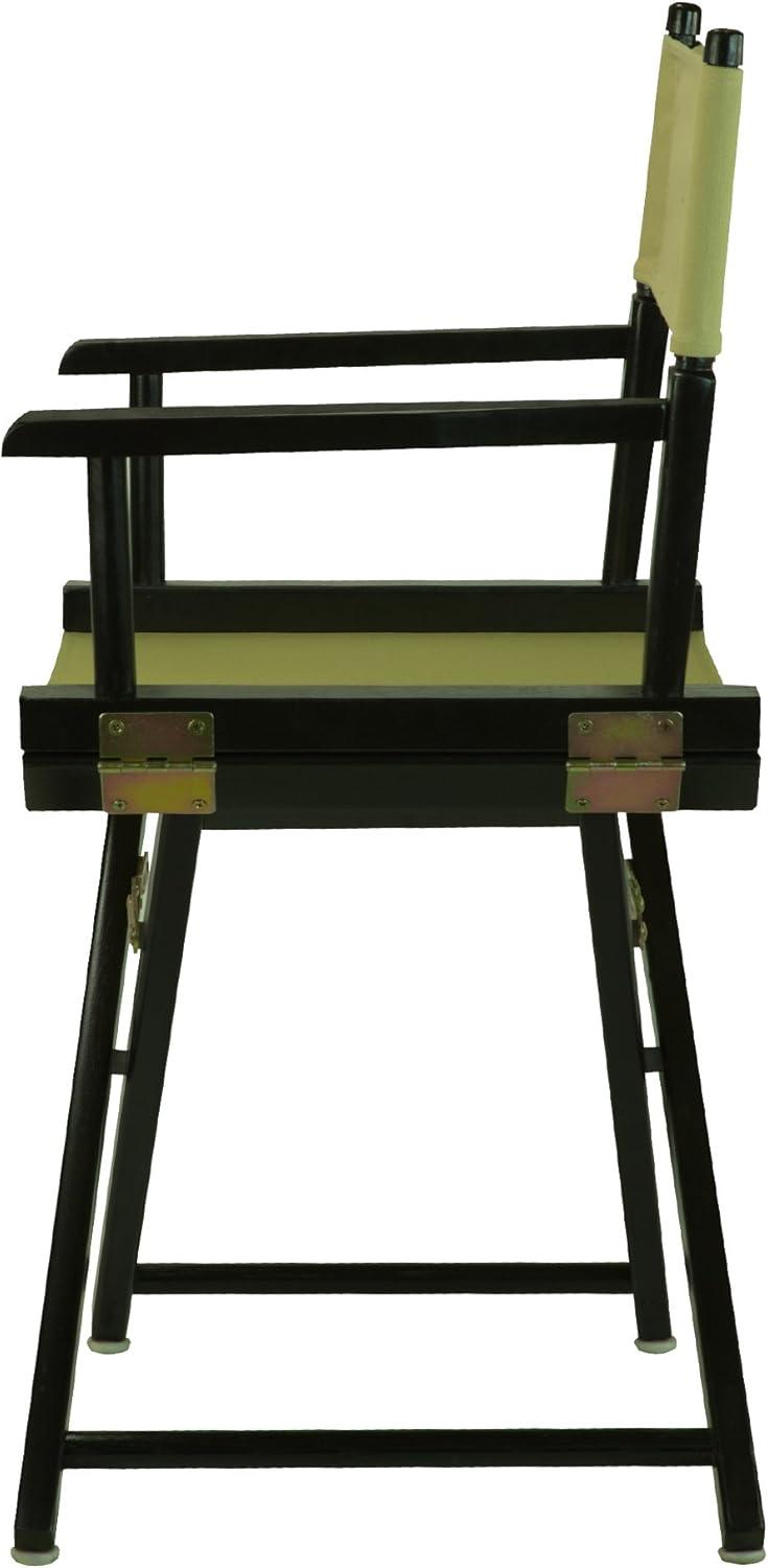 "18" Director's Chair Black Frame-Olive Canvas"