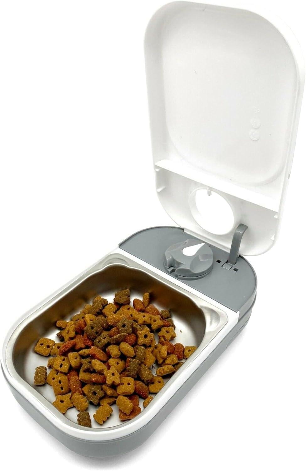 Programmable Automatic Pet Feeder with Stainless Steel Bowl