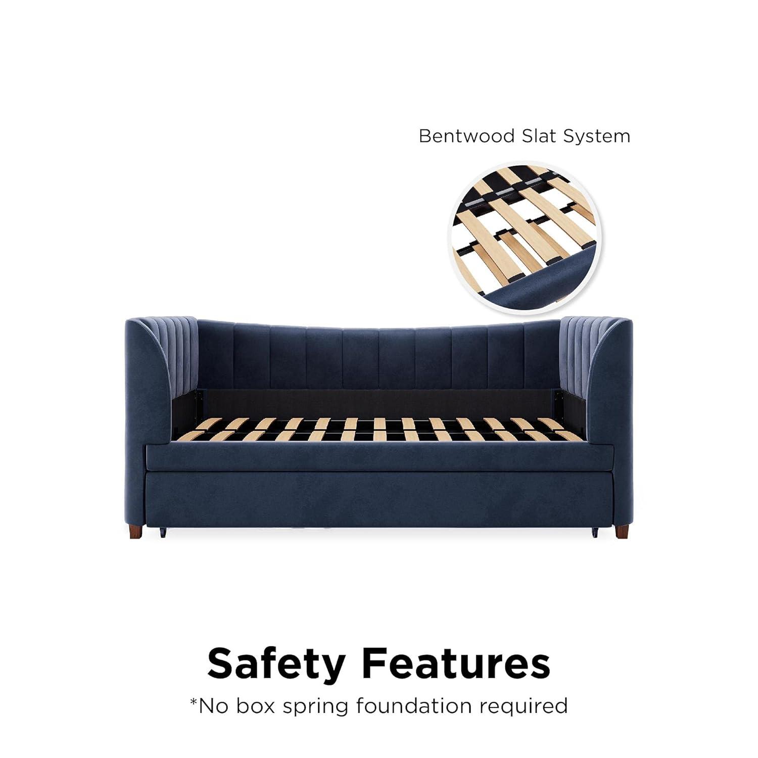 Valentina Twin Upholstered Daybed with Trundle