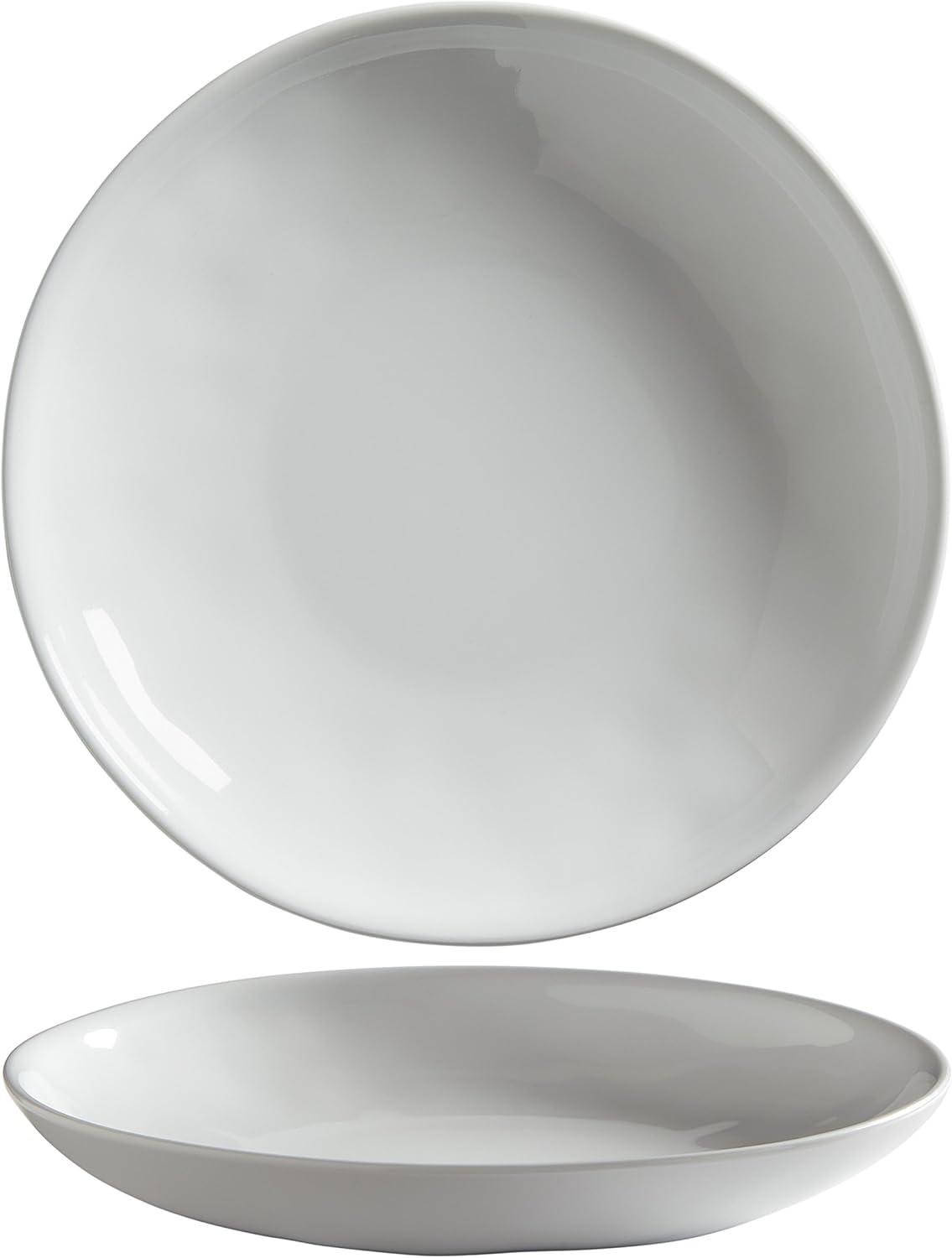 White Melamine Round Coupe Salad and Pasta Bowl