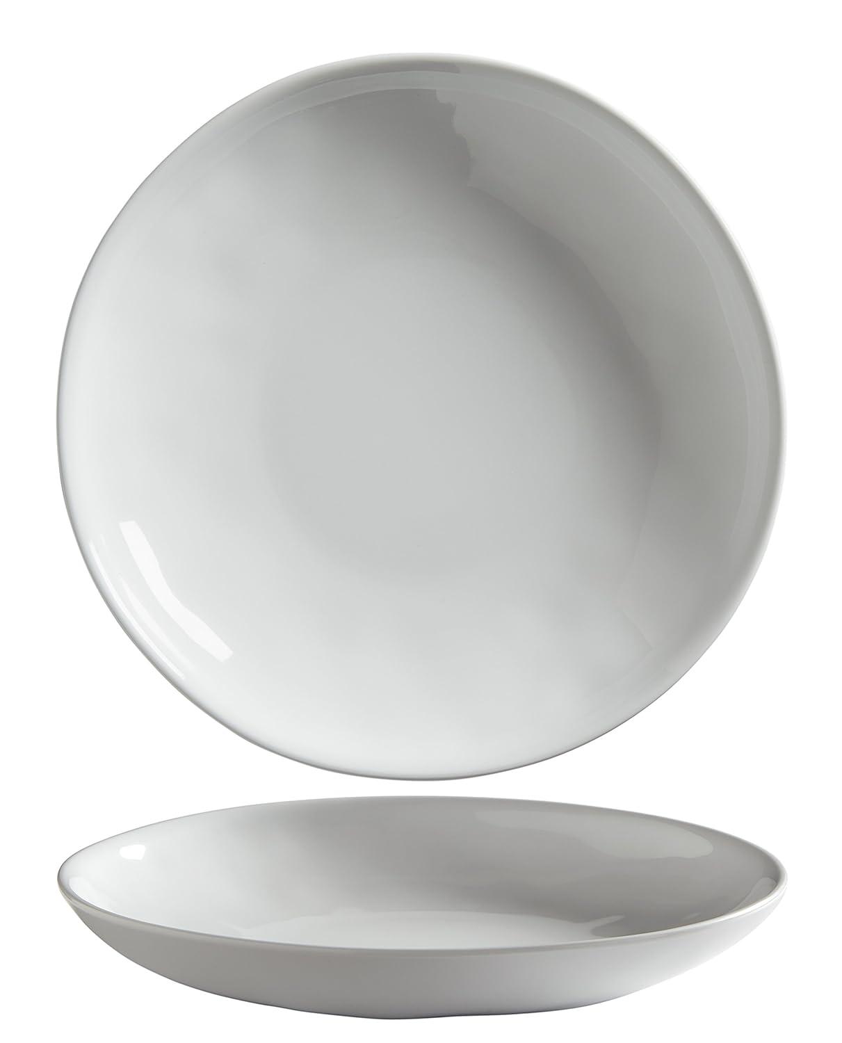 White Melamine Round Coupe Salad and Pasta Bowl