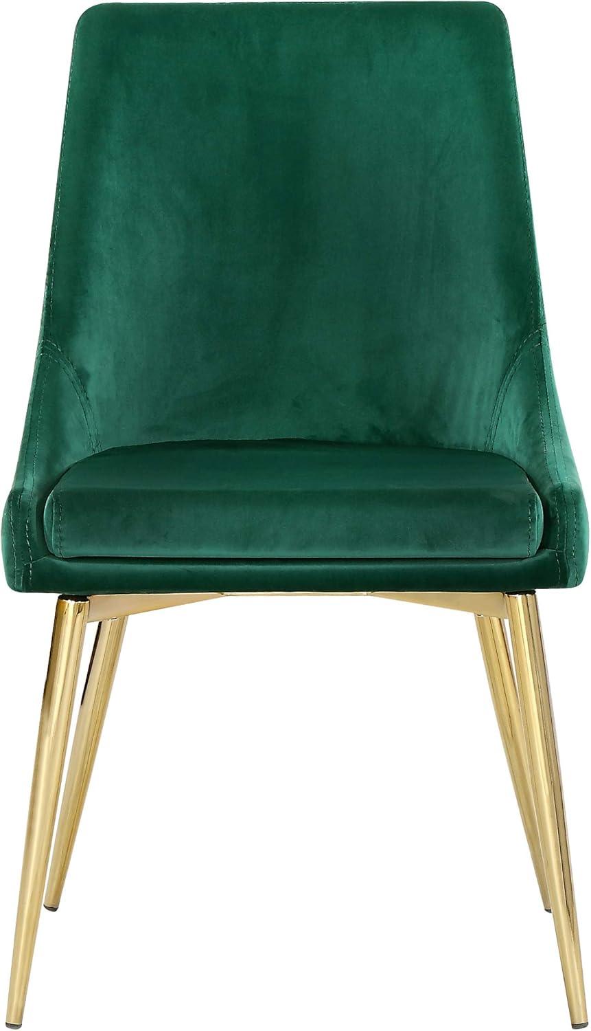 Meridian Furniture Karina Green Velvet Dining Chair (Set of 2)