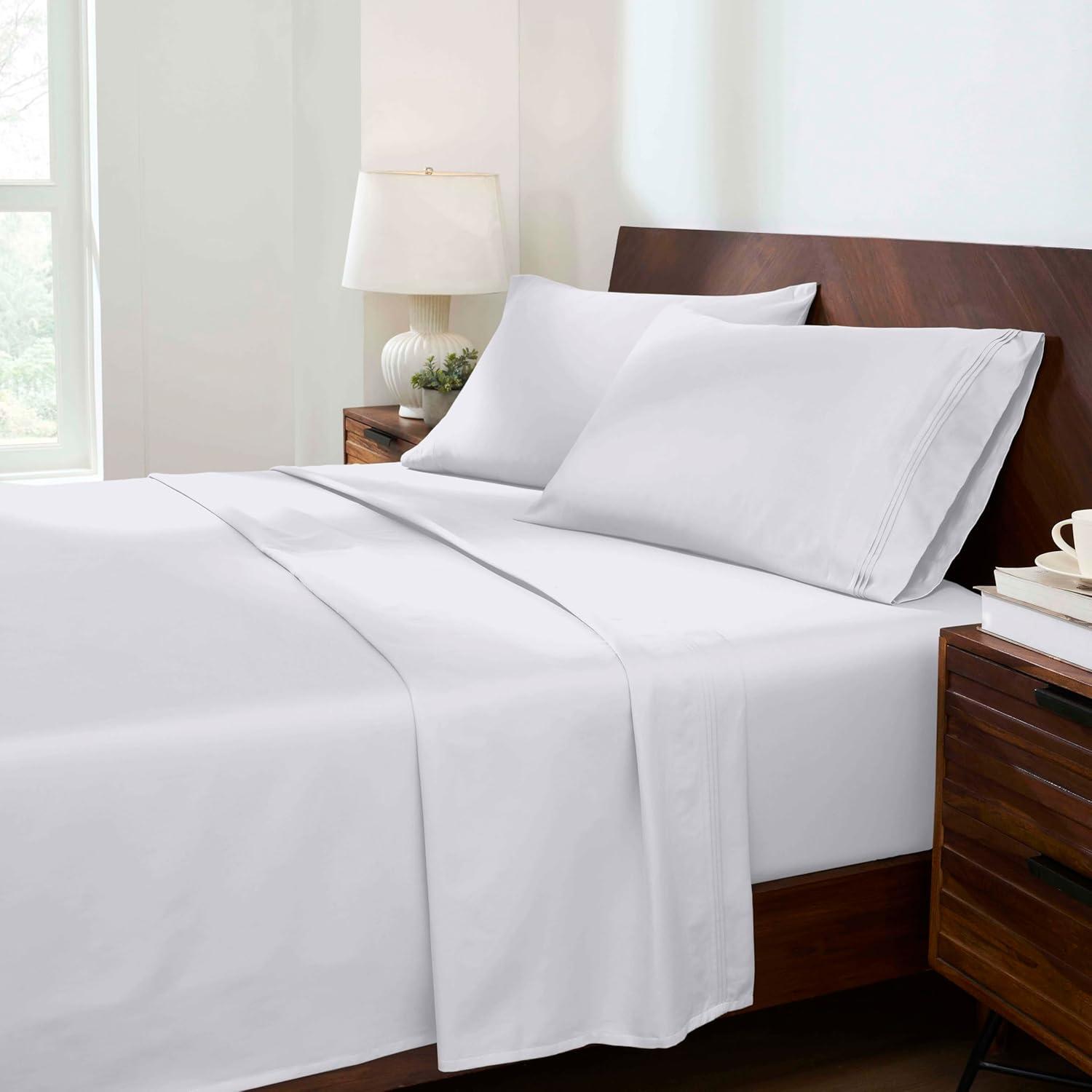 1500 Thread Count Egyptian-Quality Cotton Deep Pocket Sateen Sheet Set by Superior