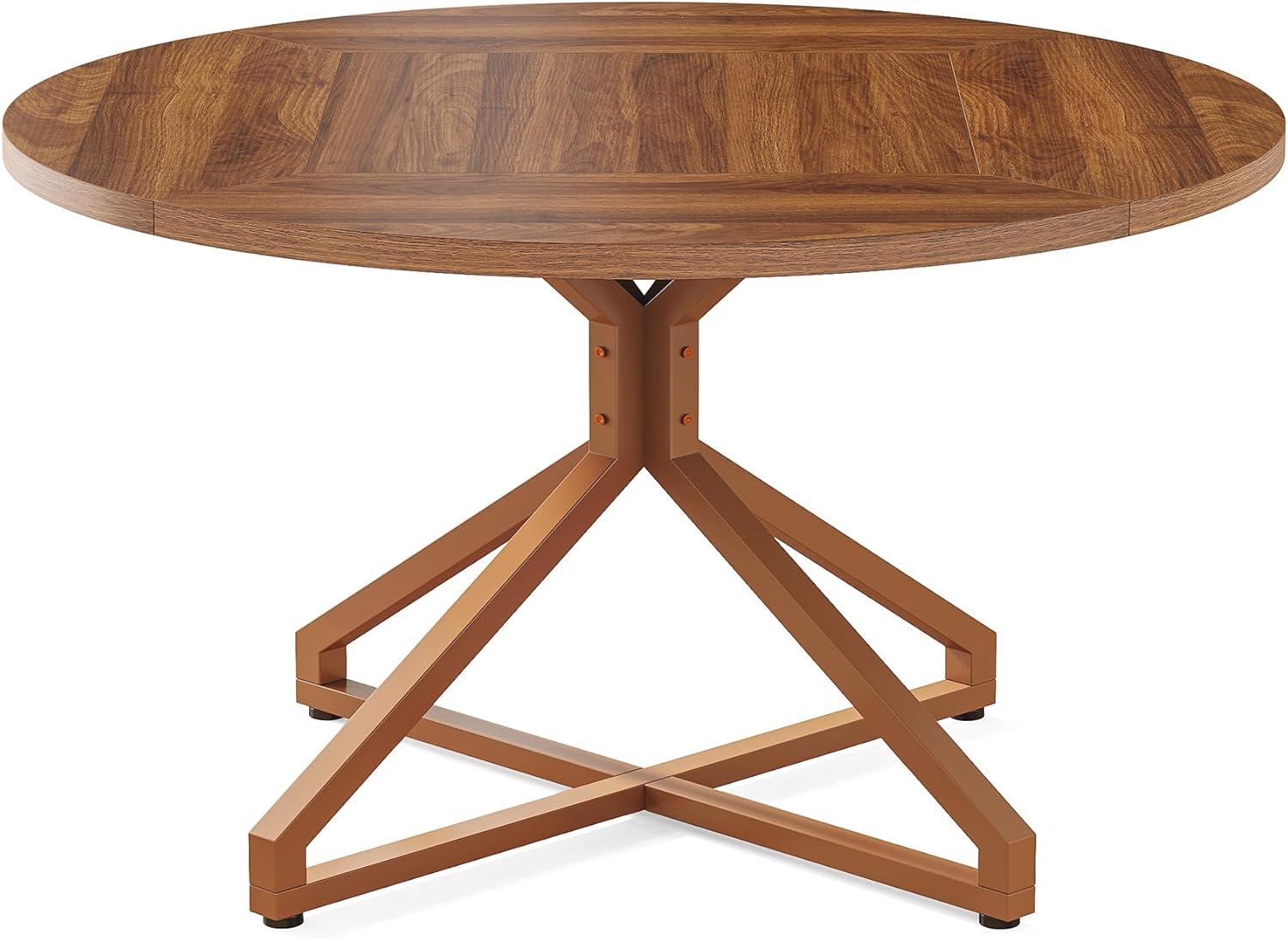 Millwood Pines 47 Inch Round Dining Table For 4-6 People