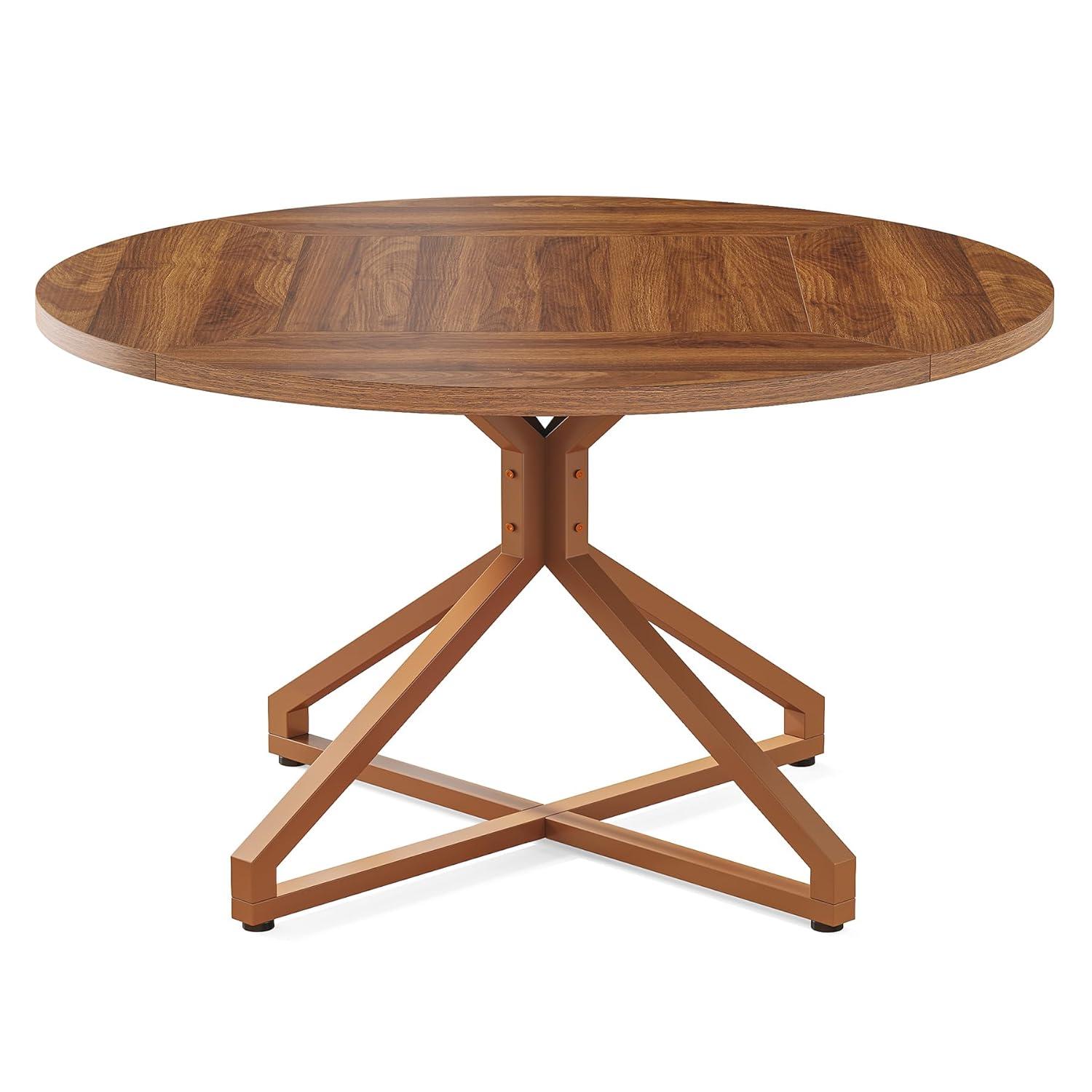 Millwood Pines 47 Inch Round Dining Table For 4-6 People