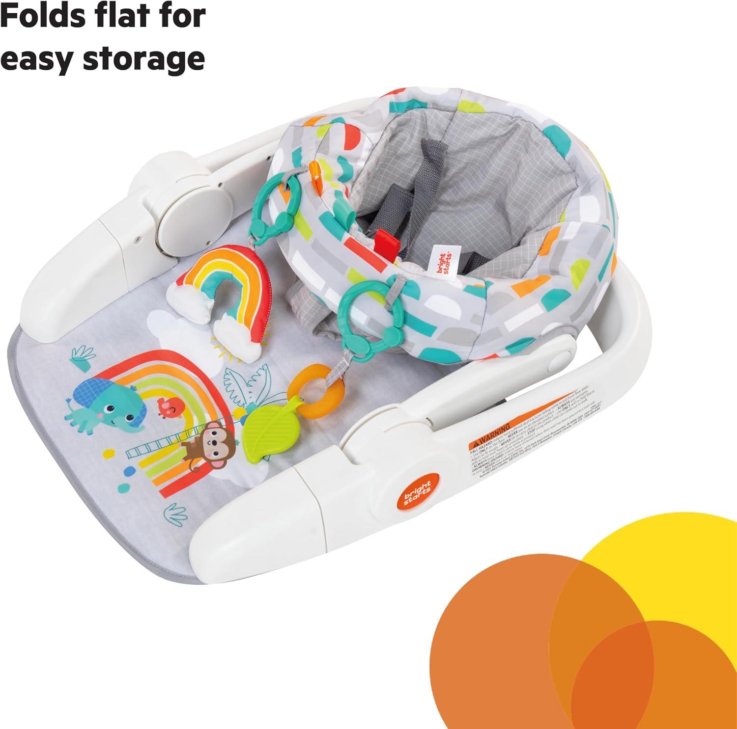 Bright Starts Learn-to-Sit 2-Position Floor Seat - Playful Paradise