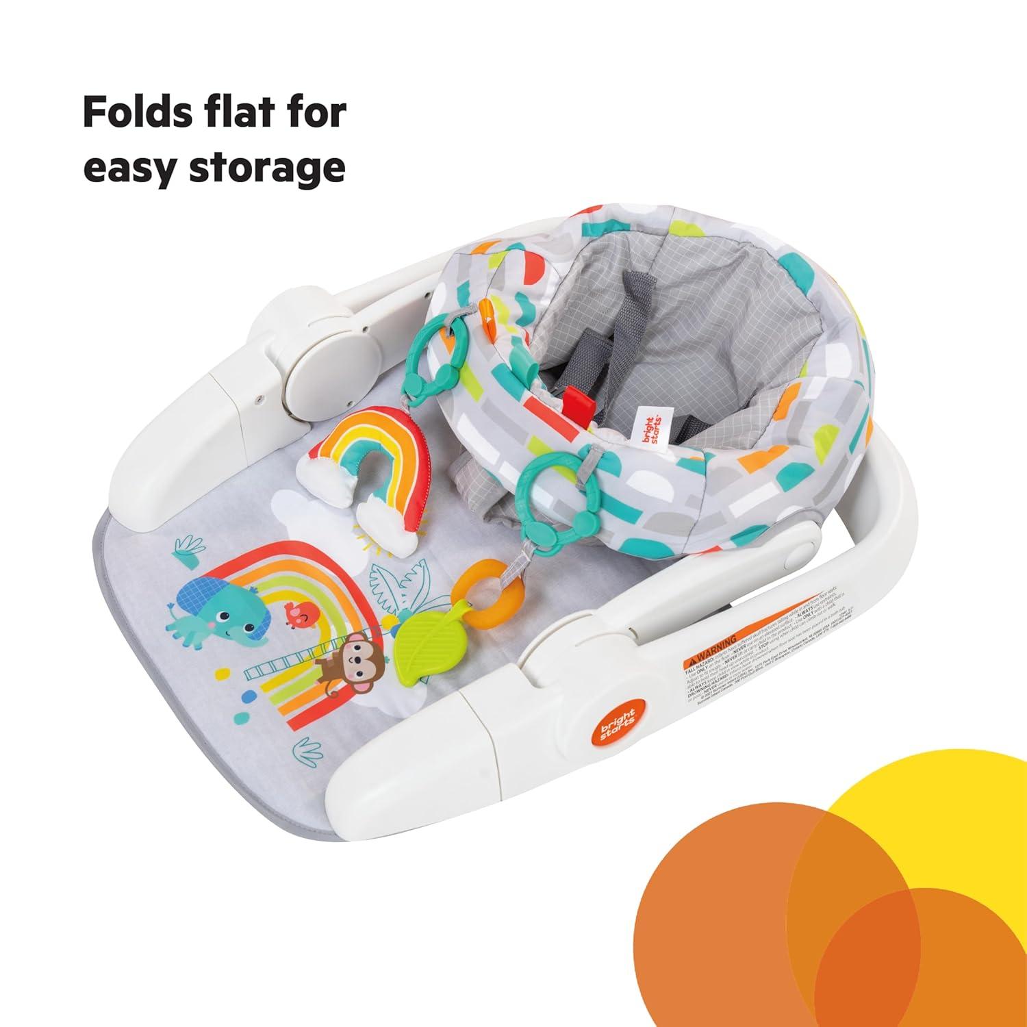 Bright Starts Learn-to-Sit 2-Position Floor Seat - Playful Paradise