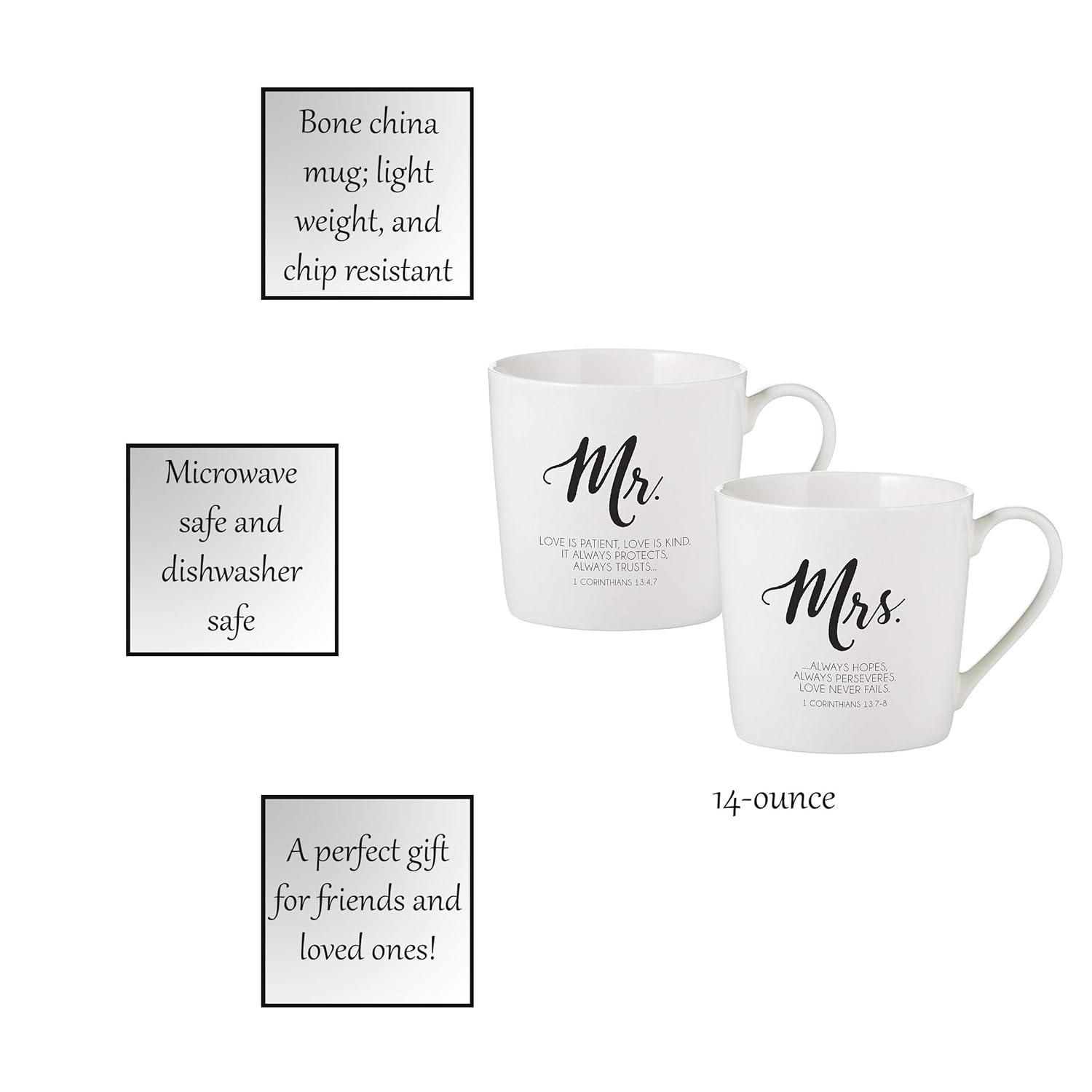 Mr. & Mrs. Mug Set, 2 Mugs