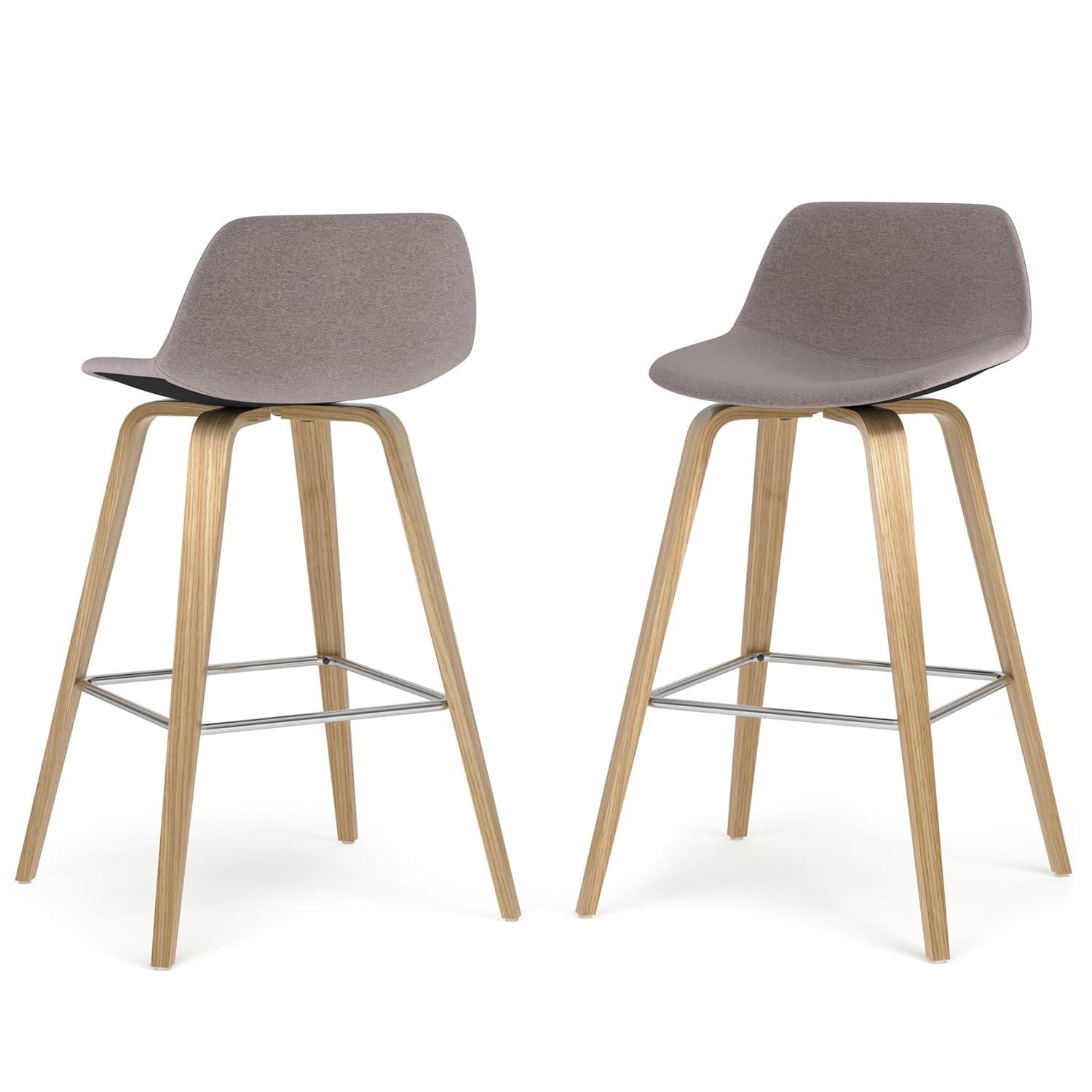 Simpli Home Randolph Bentwood Counter/ Bar Height Stool (Set of 2)