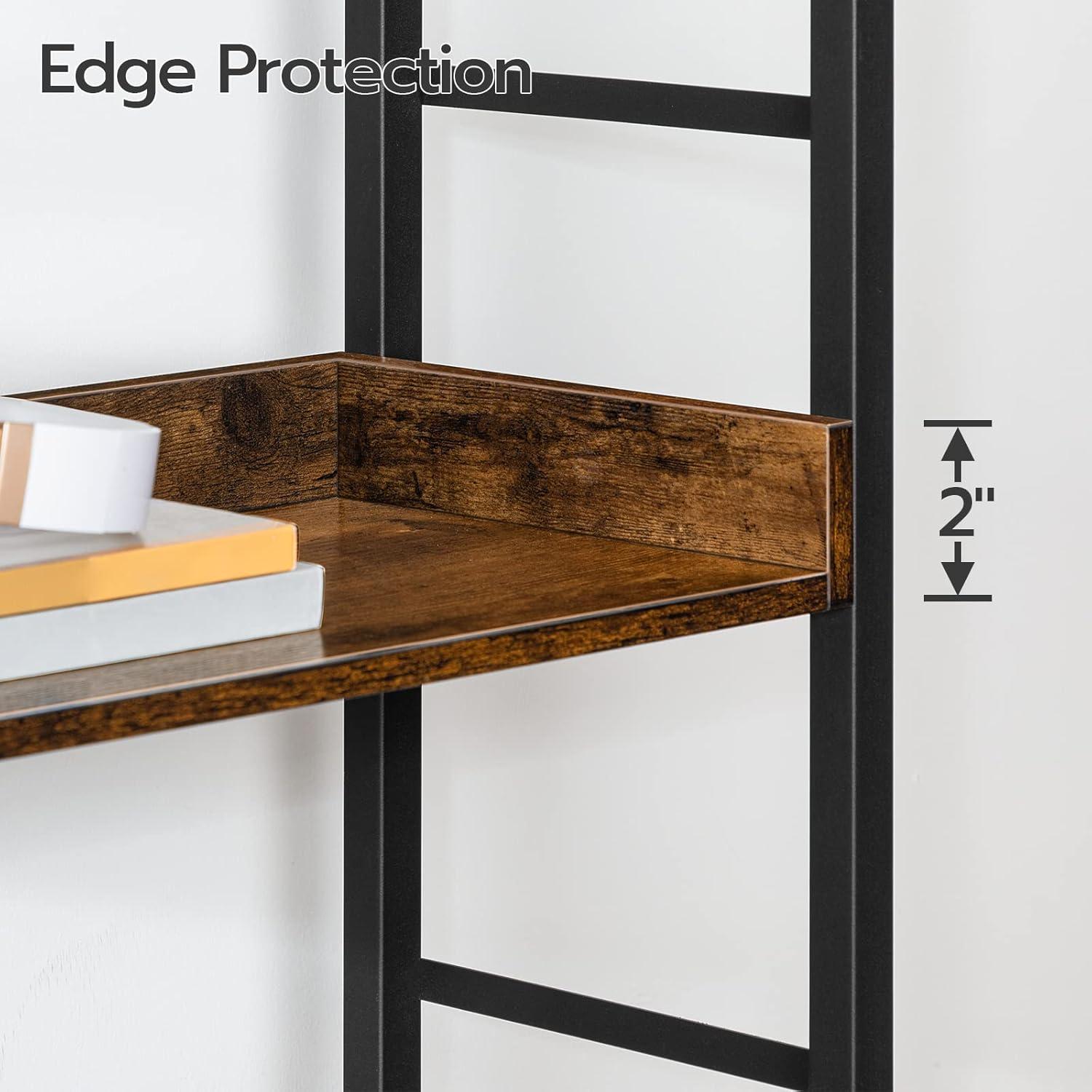 HOOBRO 4-tier Bookshelf with Doors and Storage Shelves & Reviews | Wayfair