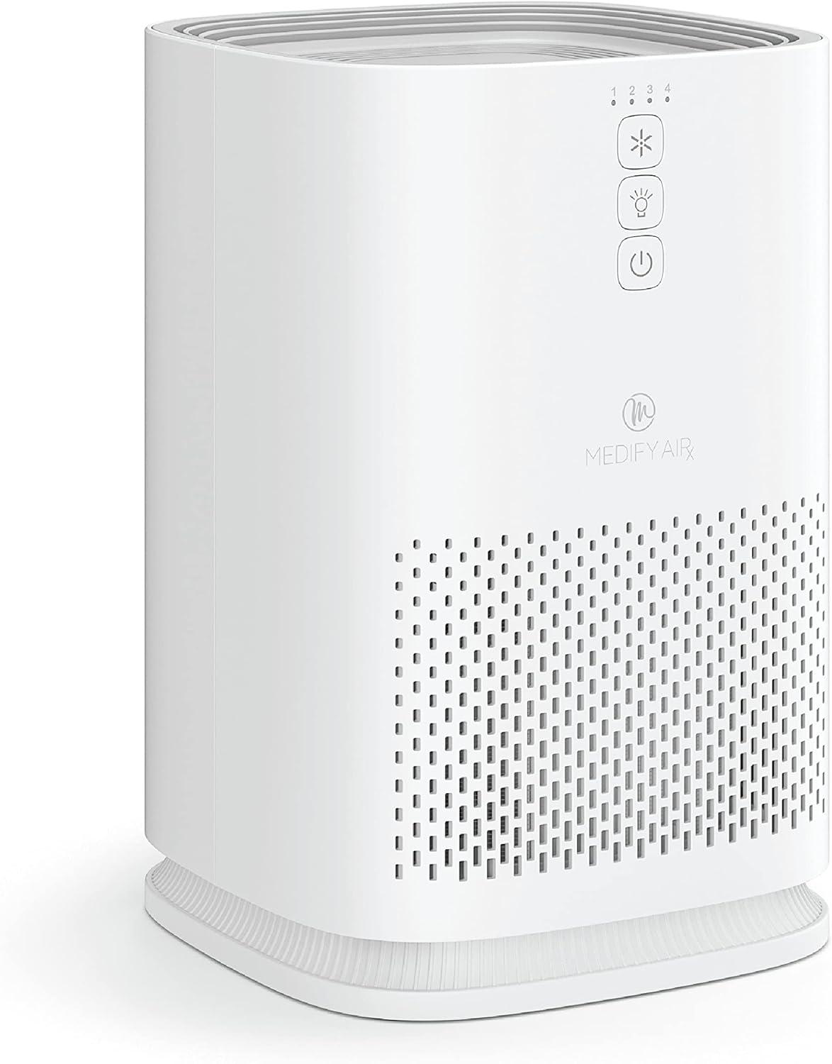 Medify MA-14 White HEPA H13 Air Purifier for Small Rooms