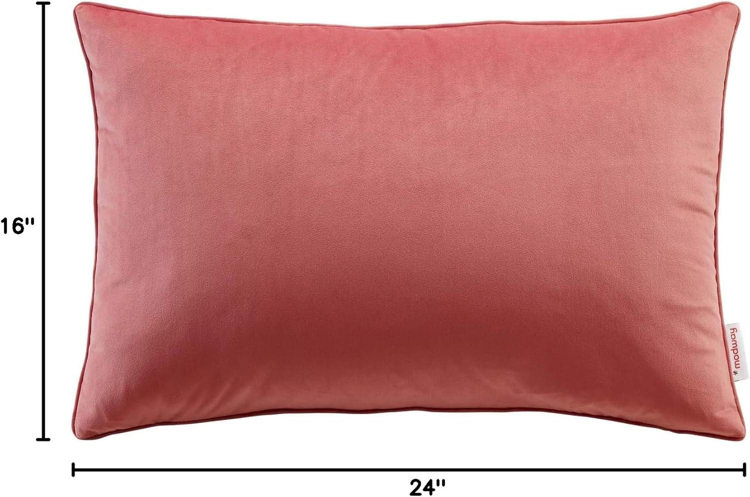 Enhance Lumbar Performance Velvet Throw Pillow by Modway