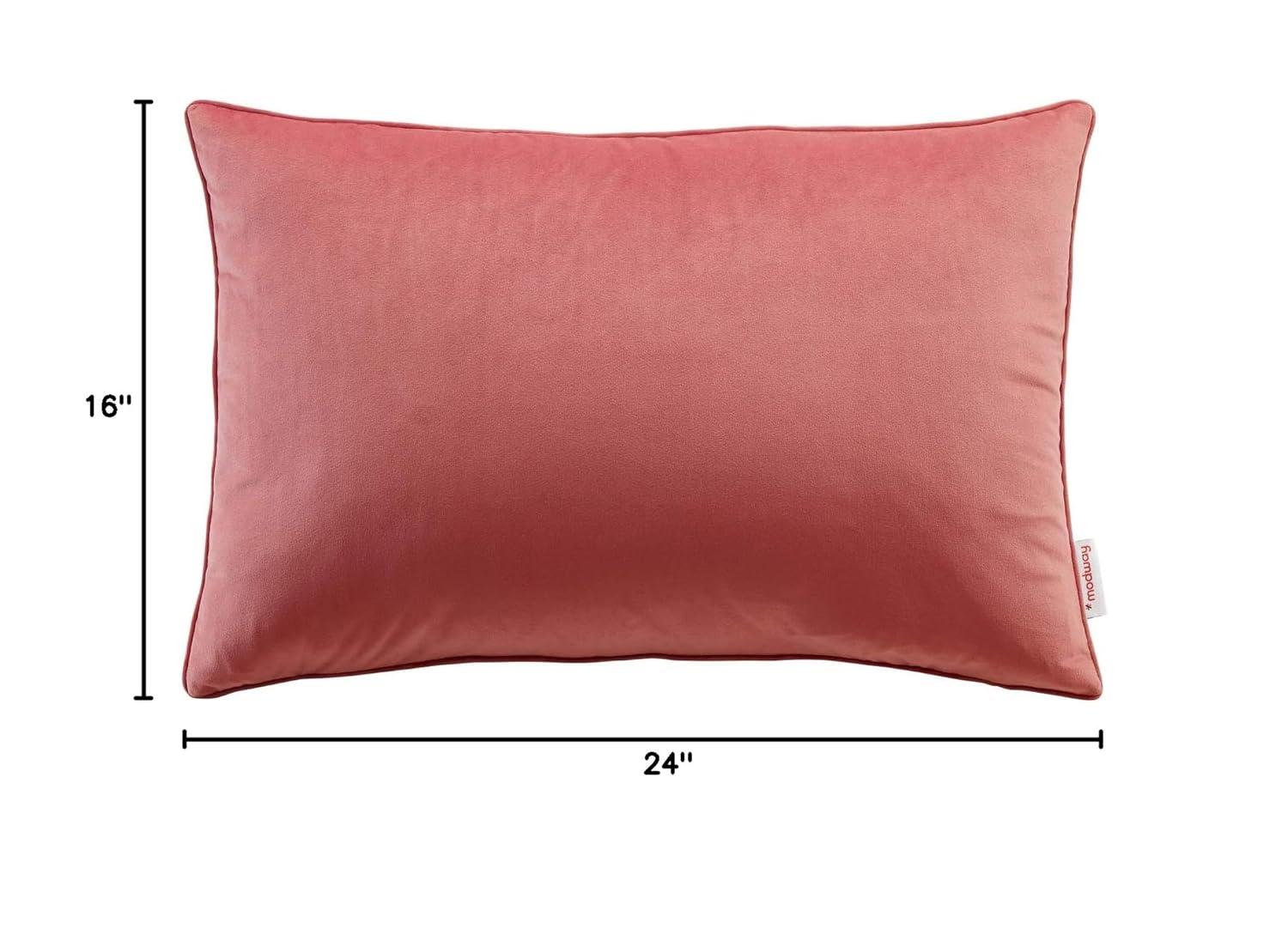 Modway Enhance Lumbar Performance Velvet Throw Pillow by Modway