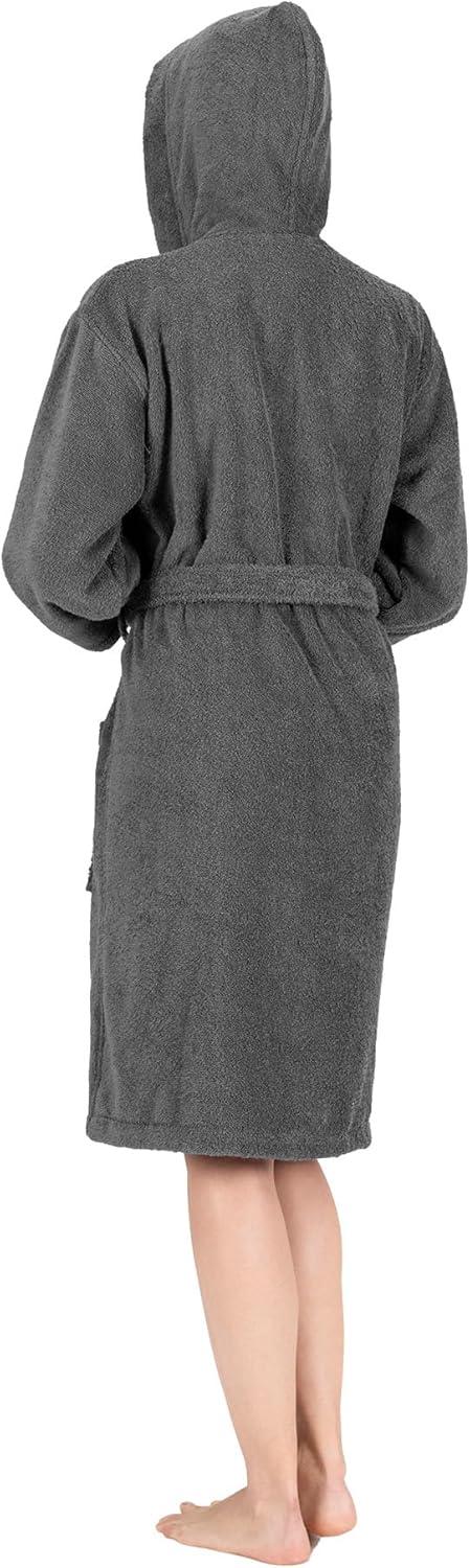 Nine West Hooded  Turkish Cotton Unisex Bath Robe Collection