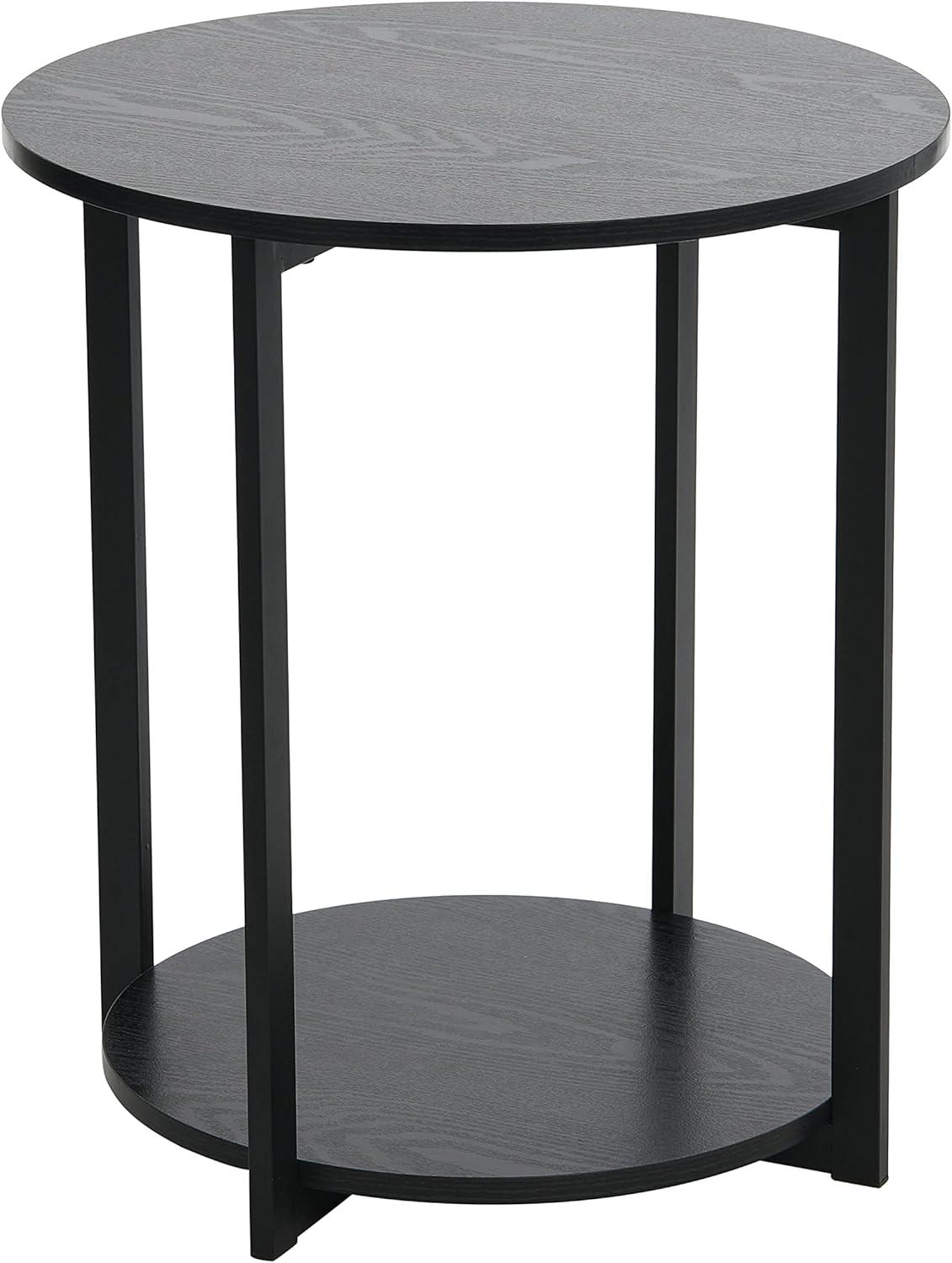 Household Essentials Jamestown Round End Table