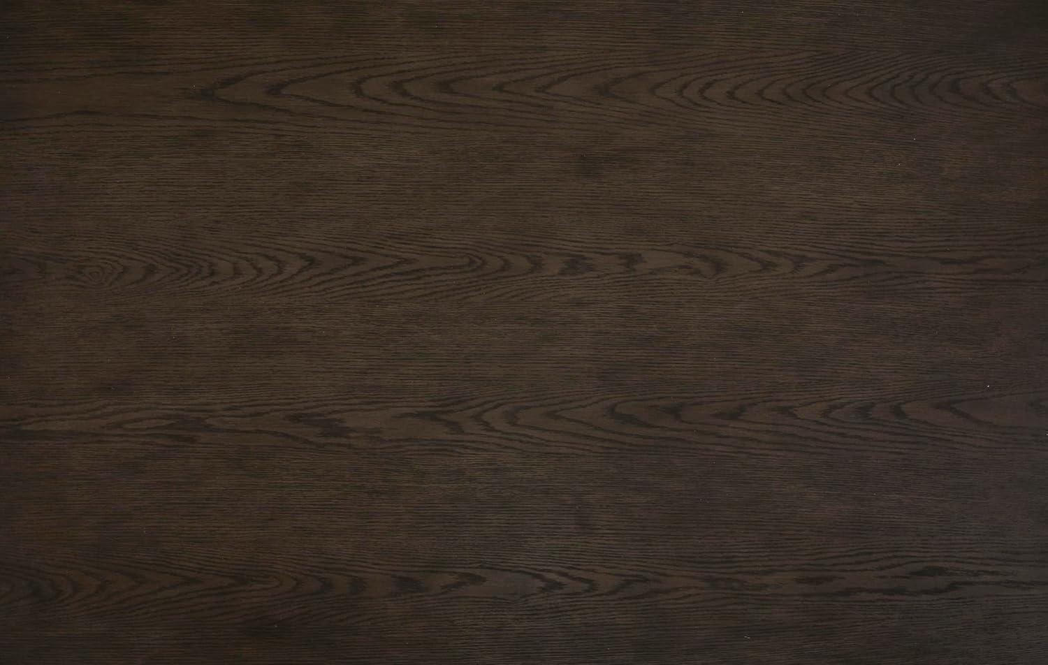 Signature Design by Ashley Burkhaus Traditional Upholstered Dining Chair, Set of 2, Dark Brown