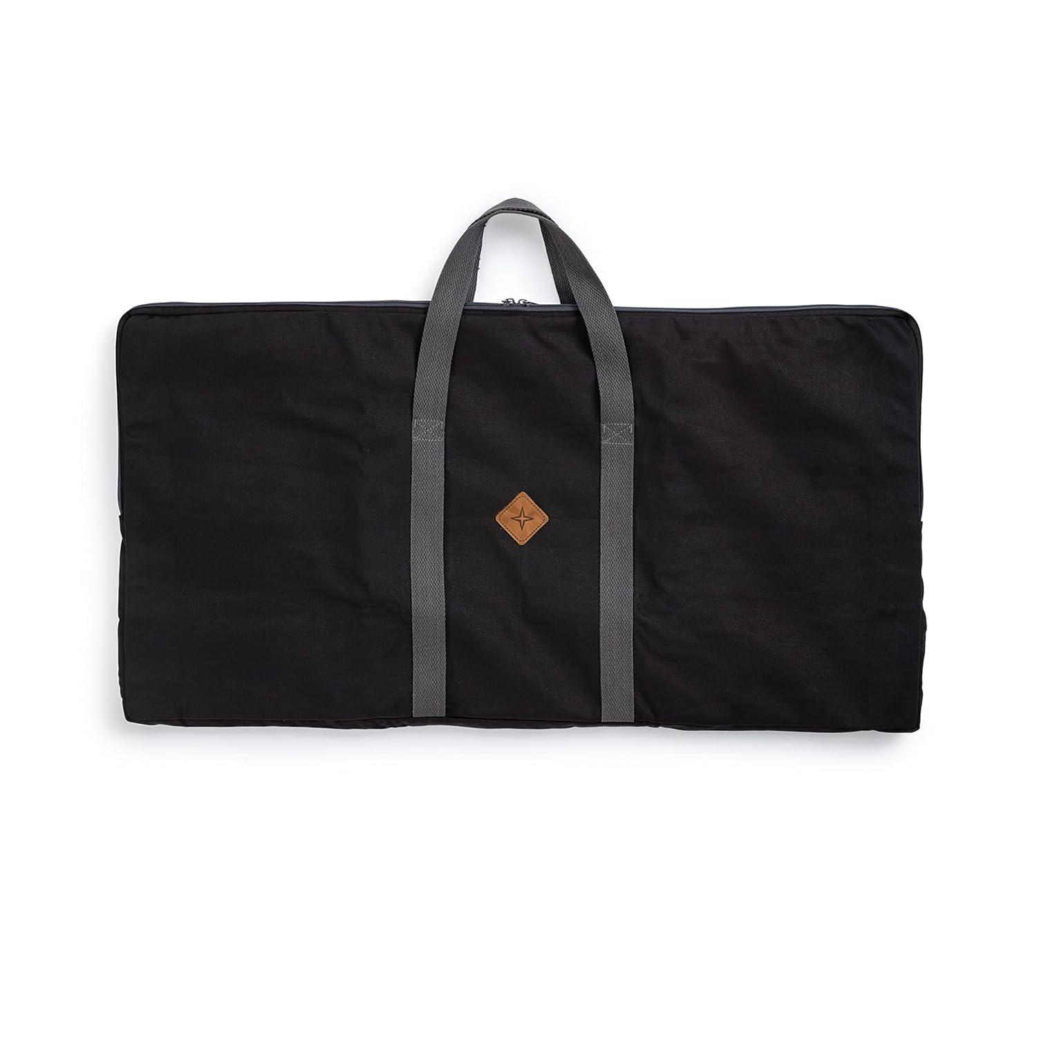Black Heavy Duty Cotton Canvas Grill Grate Carry Bag