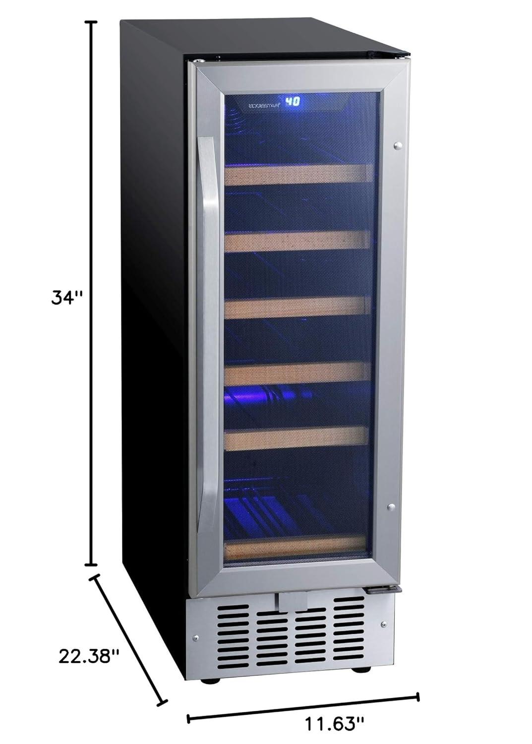 EdgeStar EdgeStar Single Zone 15'' Built-In 30 Bottle Wine Refrigerator with Reversible Door
