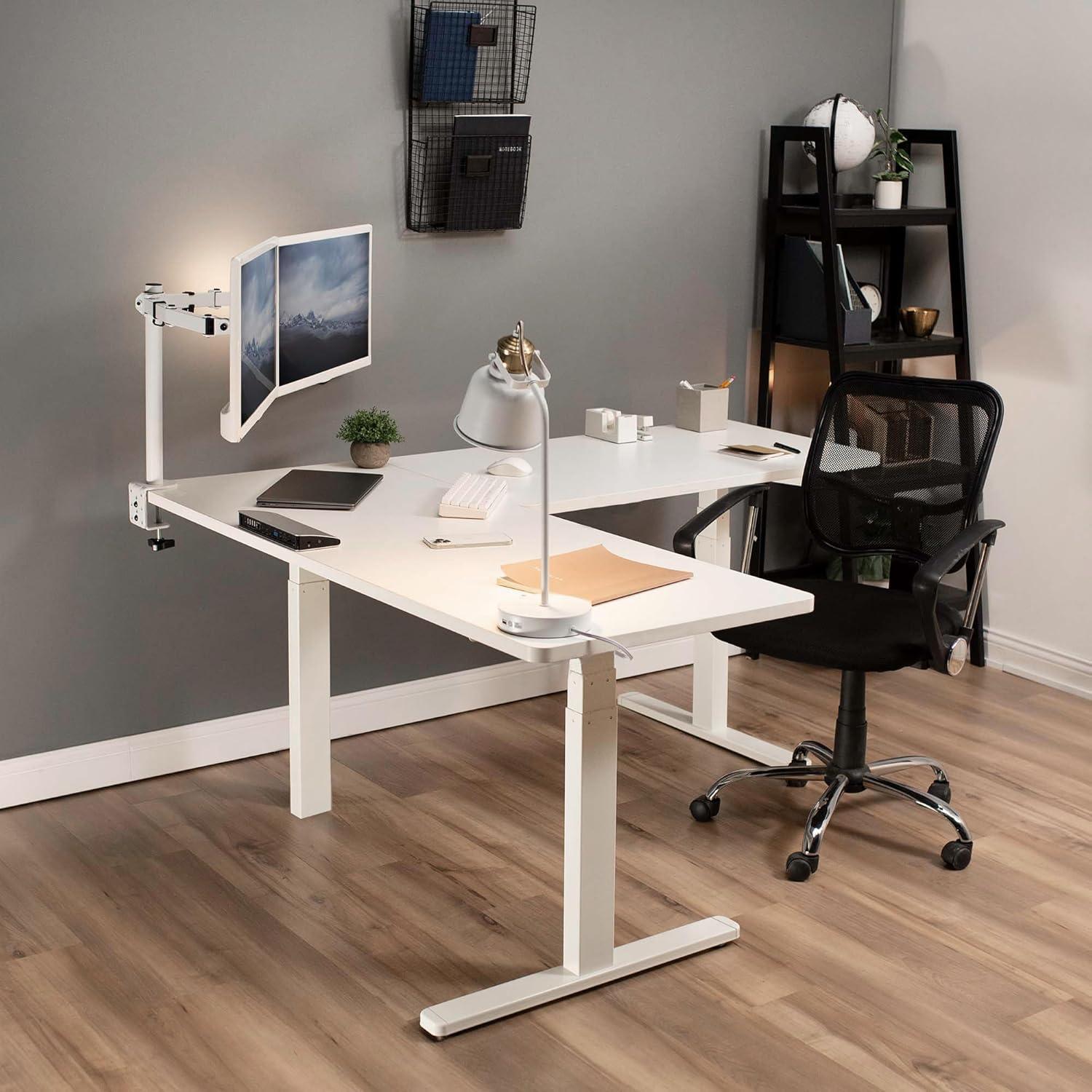 67in x 60in L-Shaped Electric Desk, 3E6B Series