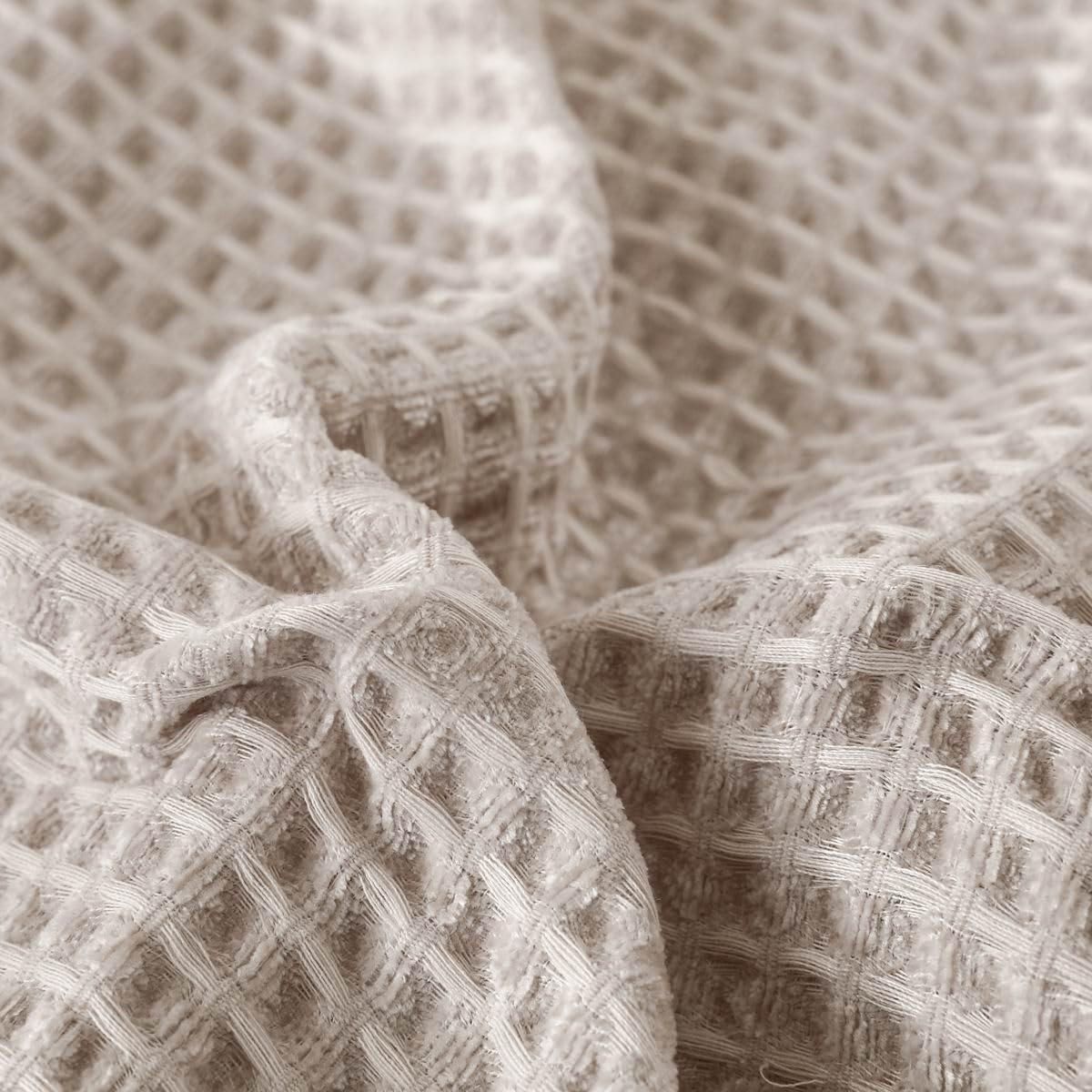 MeadowPark Fluffy Waffle Weave Polyester Chenille Bed Blanket