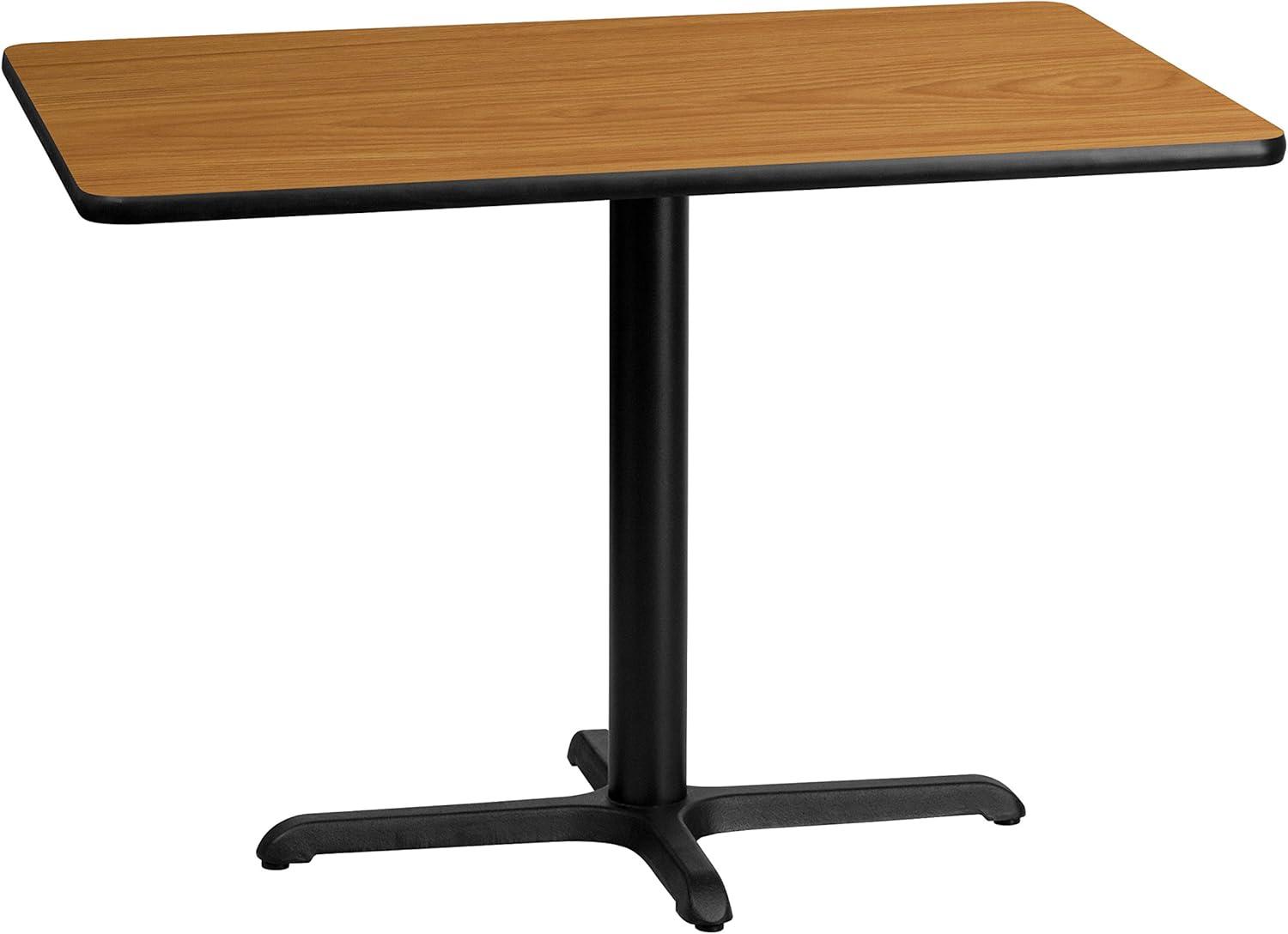 Carrus Laminate Pedestal Dining Table