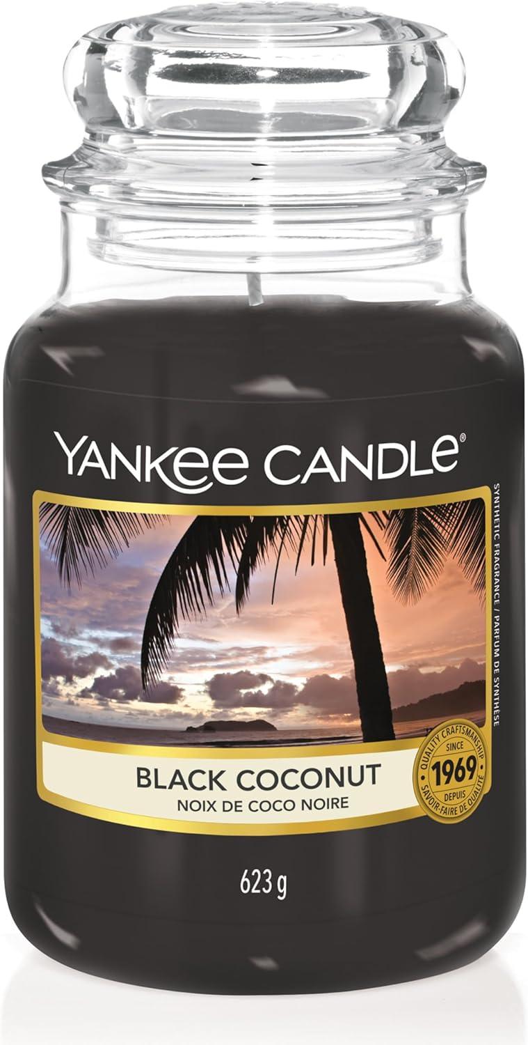 Yankee Candle Scented 22 oz Large Jar Candle - Black Coconut