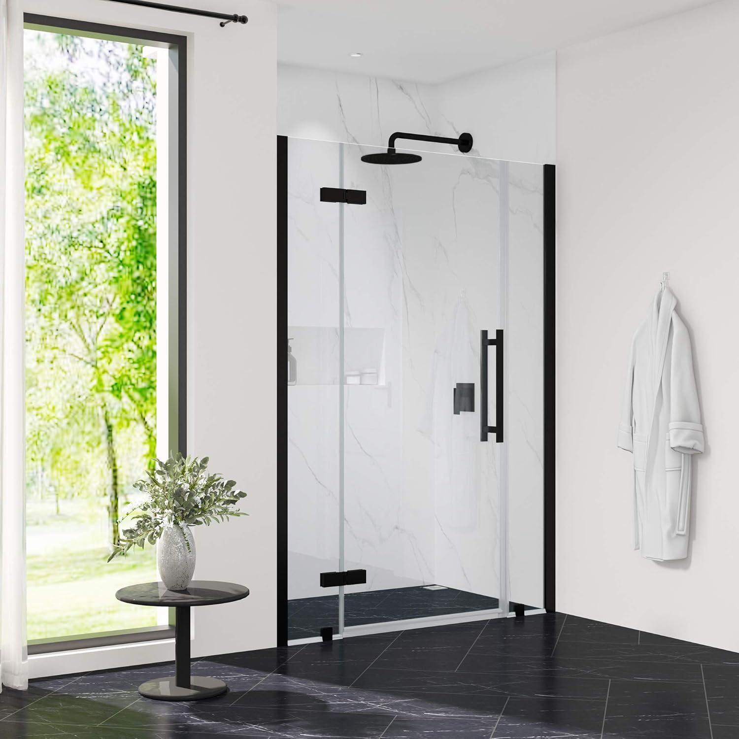 Endless Tampa 48" W x 72" H Alcove Frameless Shower Kit, Door, 2 Panel