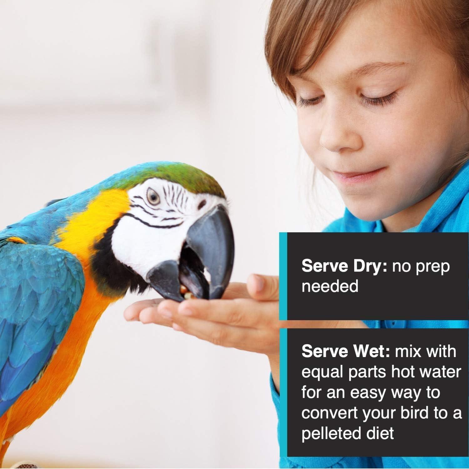 Hagen Tropimix Enrichment Food for Small Parrots, 20 lb. (9.07 kg) - HARI Small Parrot Food with Seeds, Fruit, Nuts, Vegetables, Grains, and Legumes