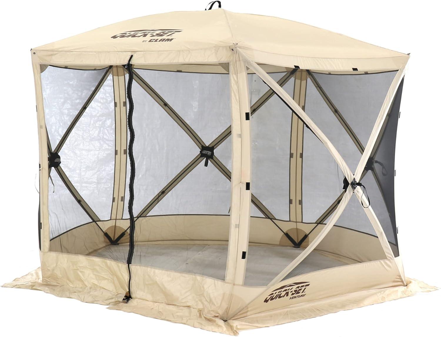 CLAM Quick-Set Portable Outdoor Camping Canopy Shelter