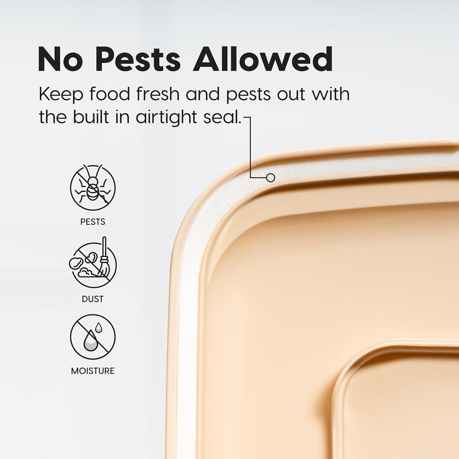 IRIS USA Premium Airtight Pet Food Containers