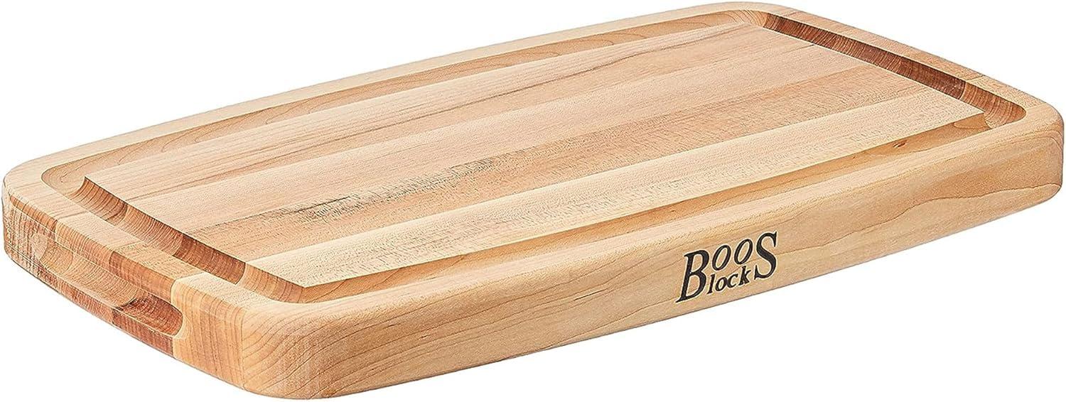 John Boos Block Wide Reversible Cutting/Carving Board with Juice Groove and Integrated Handles