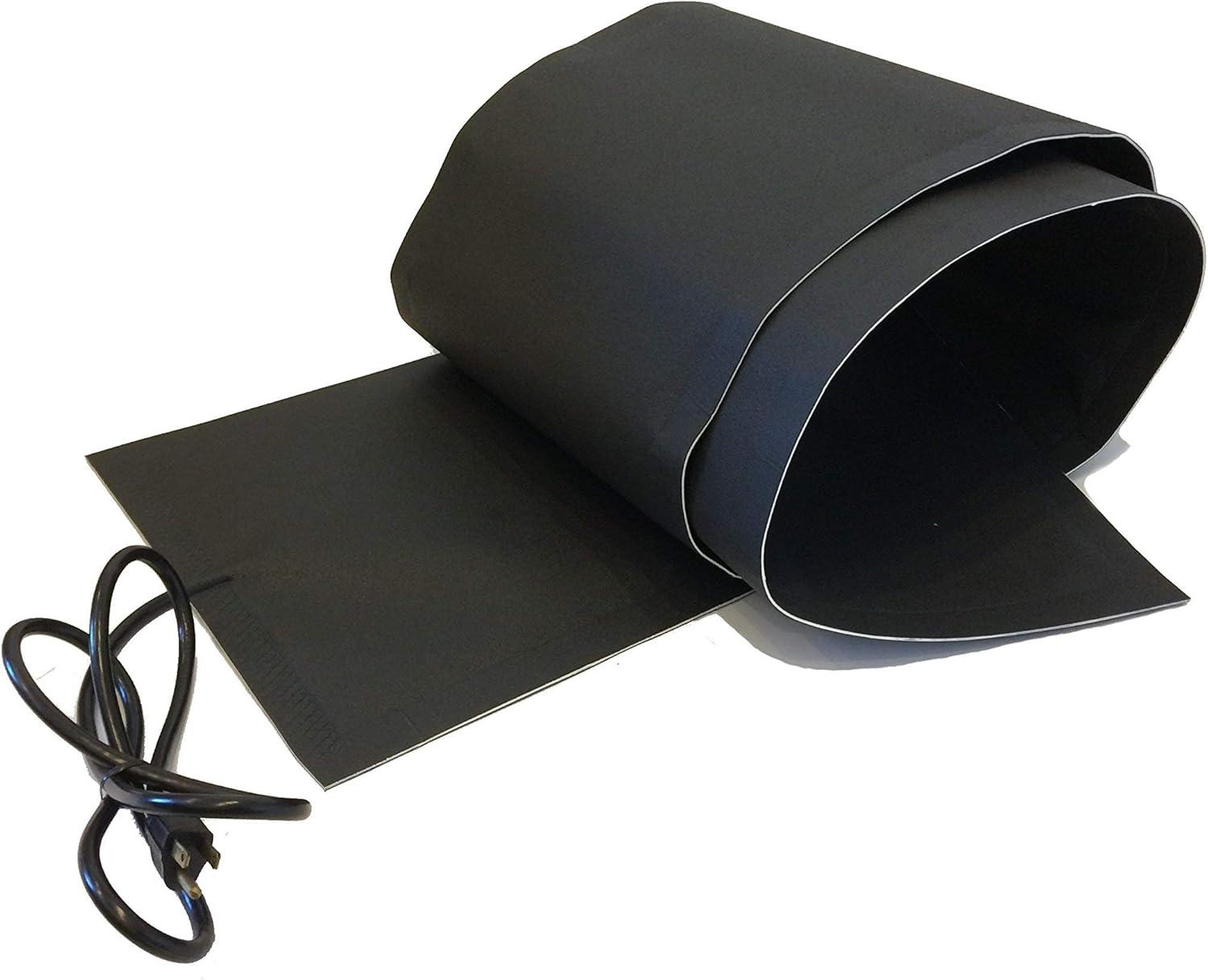 Roof Heating Systems | Snow Outdoor Melting Mat, 120 V,  10'ft x 13" inches, Black