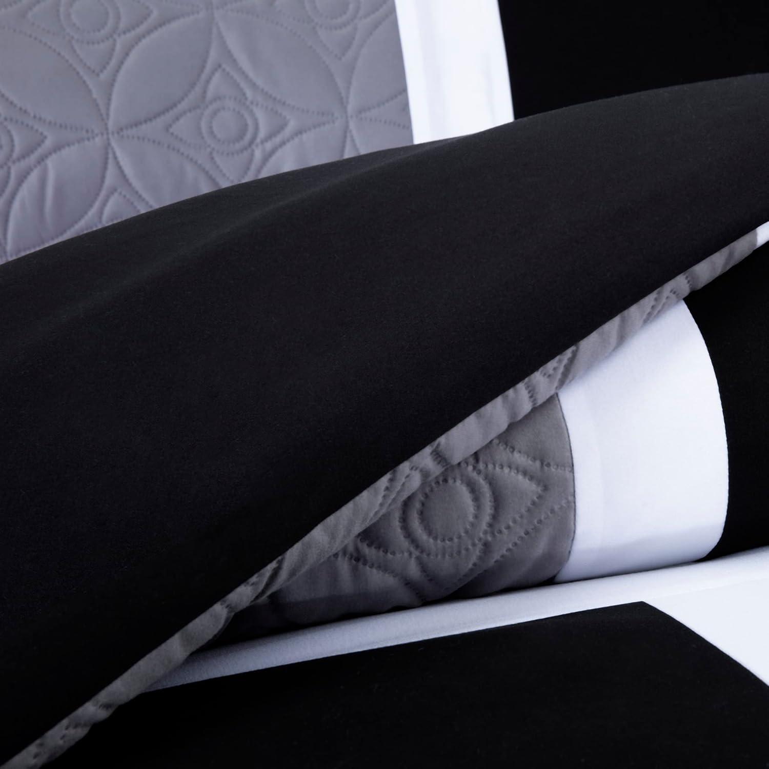 Chezmoi Collection Upland Patchwork 7 Piece Comforter Set