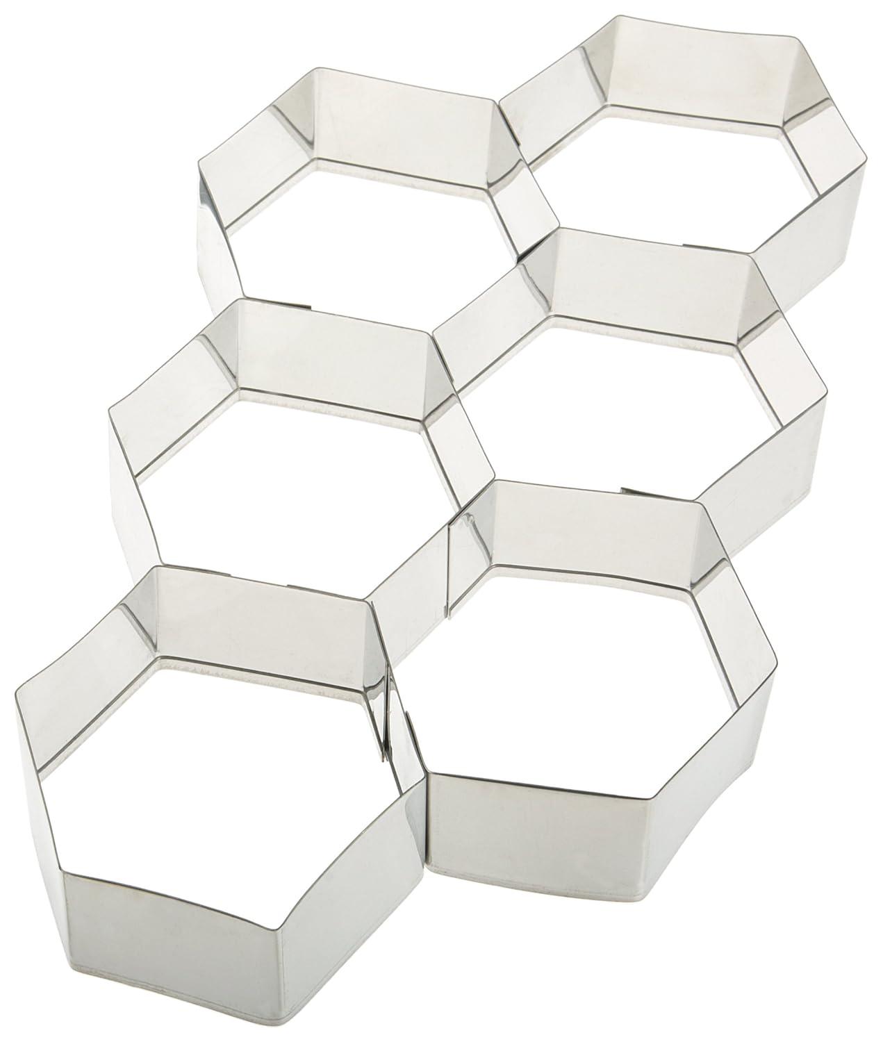Stainless Steel Hexagonal Multi-Form Cookie Cutter