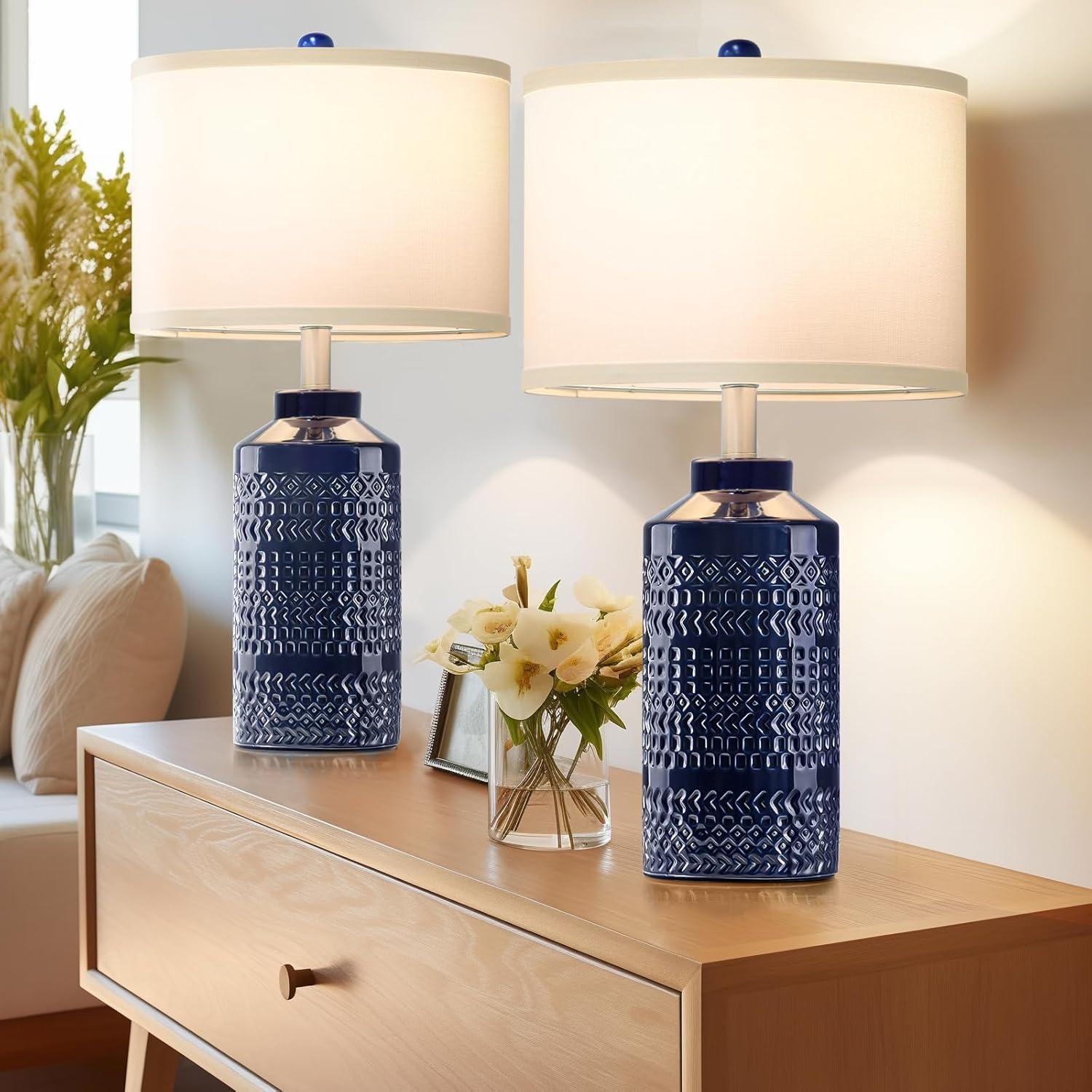 Creight Ceramic Table Lamp (Set of 2)