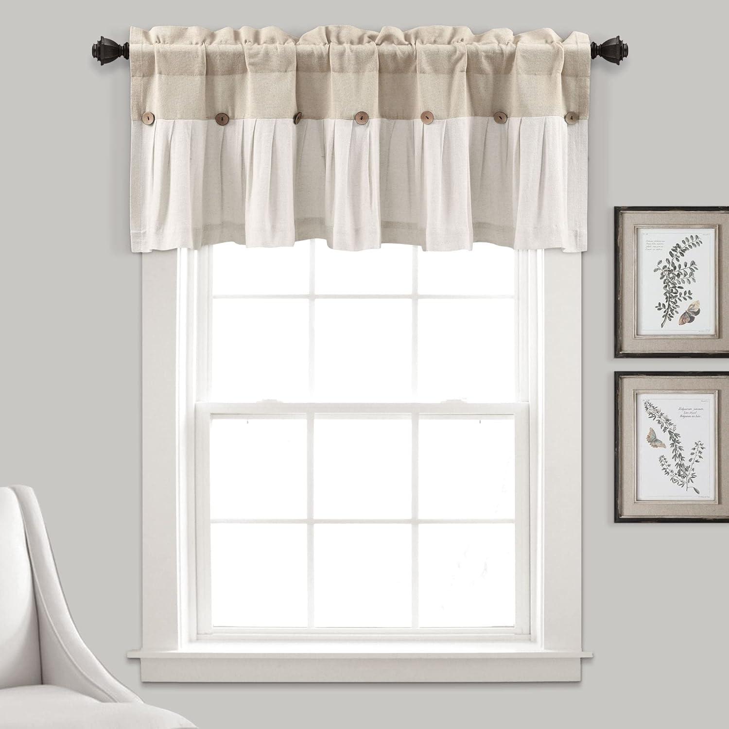 OTOTWER Patchwork 52'' W Window Valance