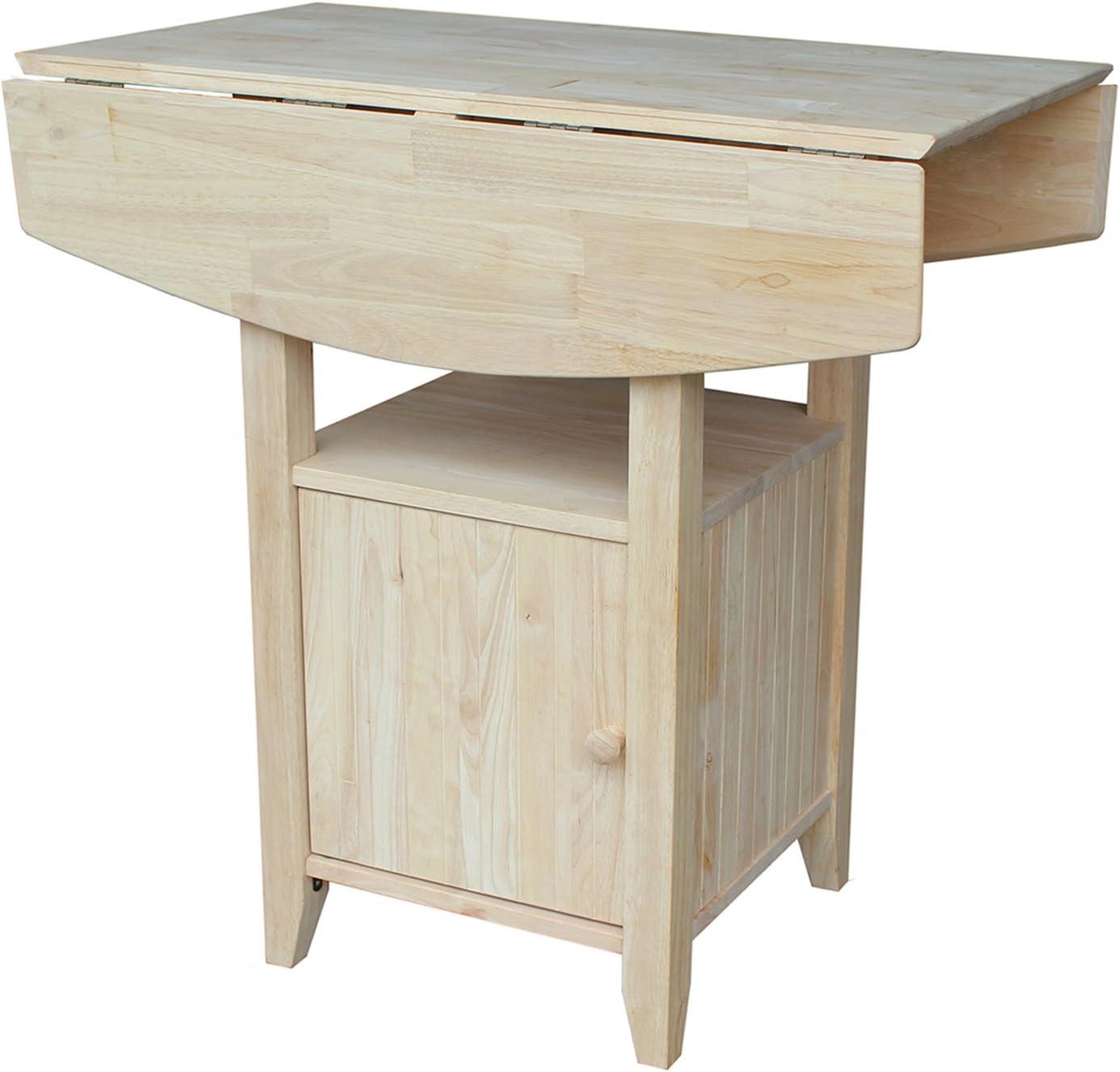 Elegant Solid Wood Extendable Counter Height Bistro Table