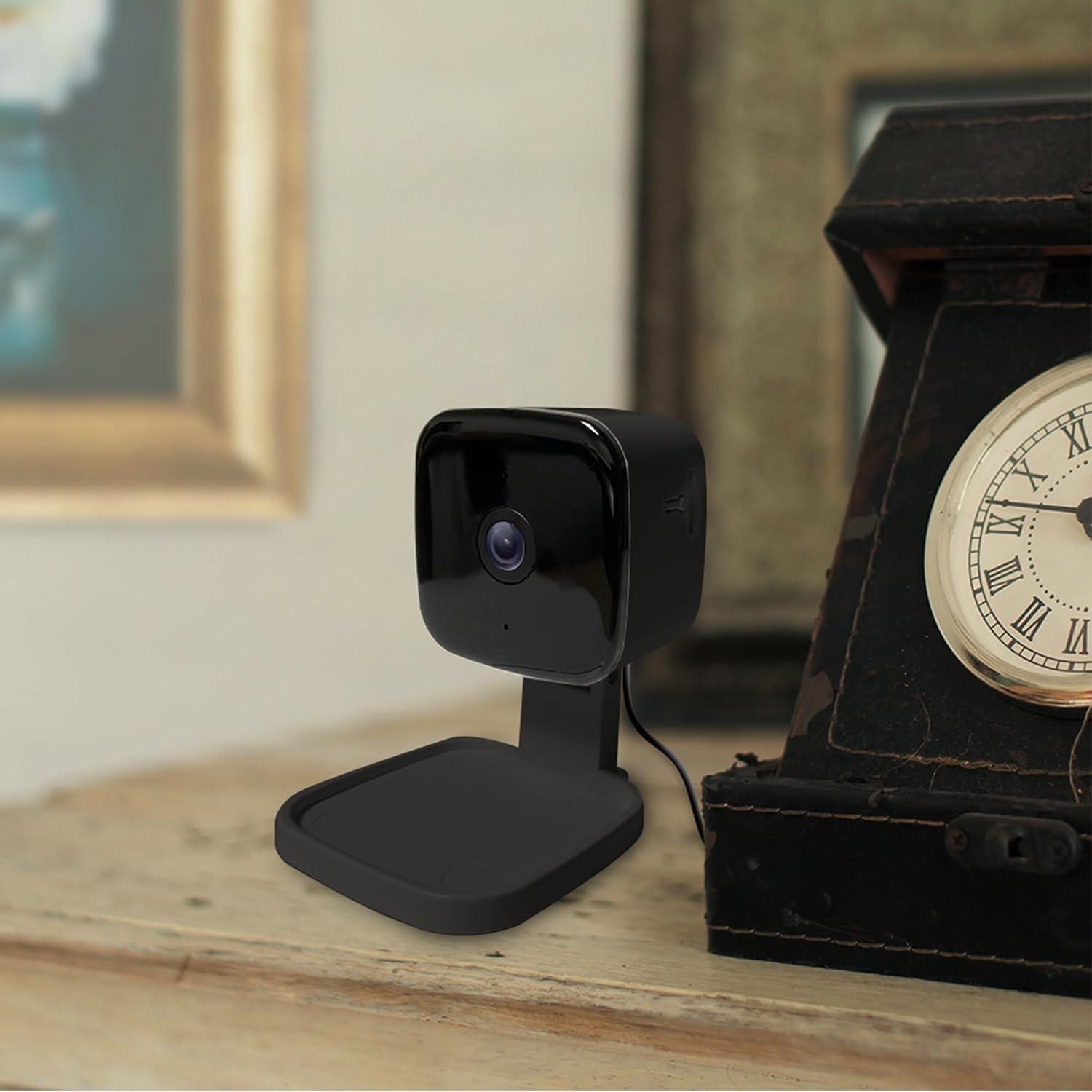 Energizer Connect Foldable 1080P HD Indoor Black Security Camera, Motion Alerts, Corded Electric