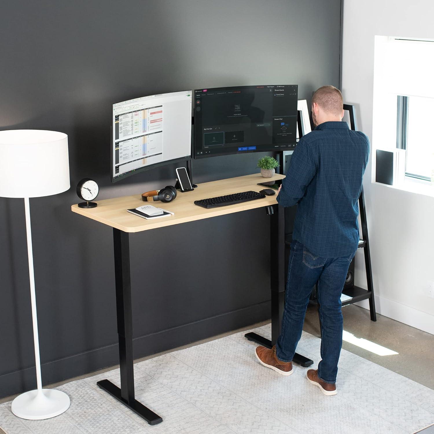 Adjustable Metal Base Standing Desk