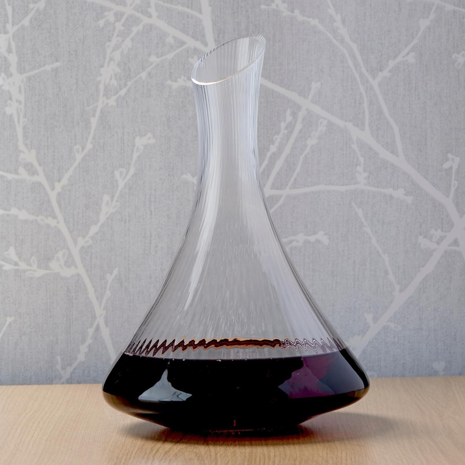 Empire Clear Glass Contemporary Wine Carafe