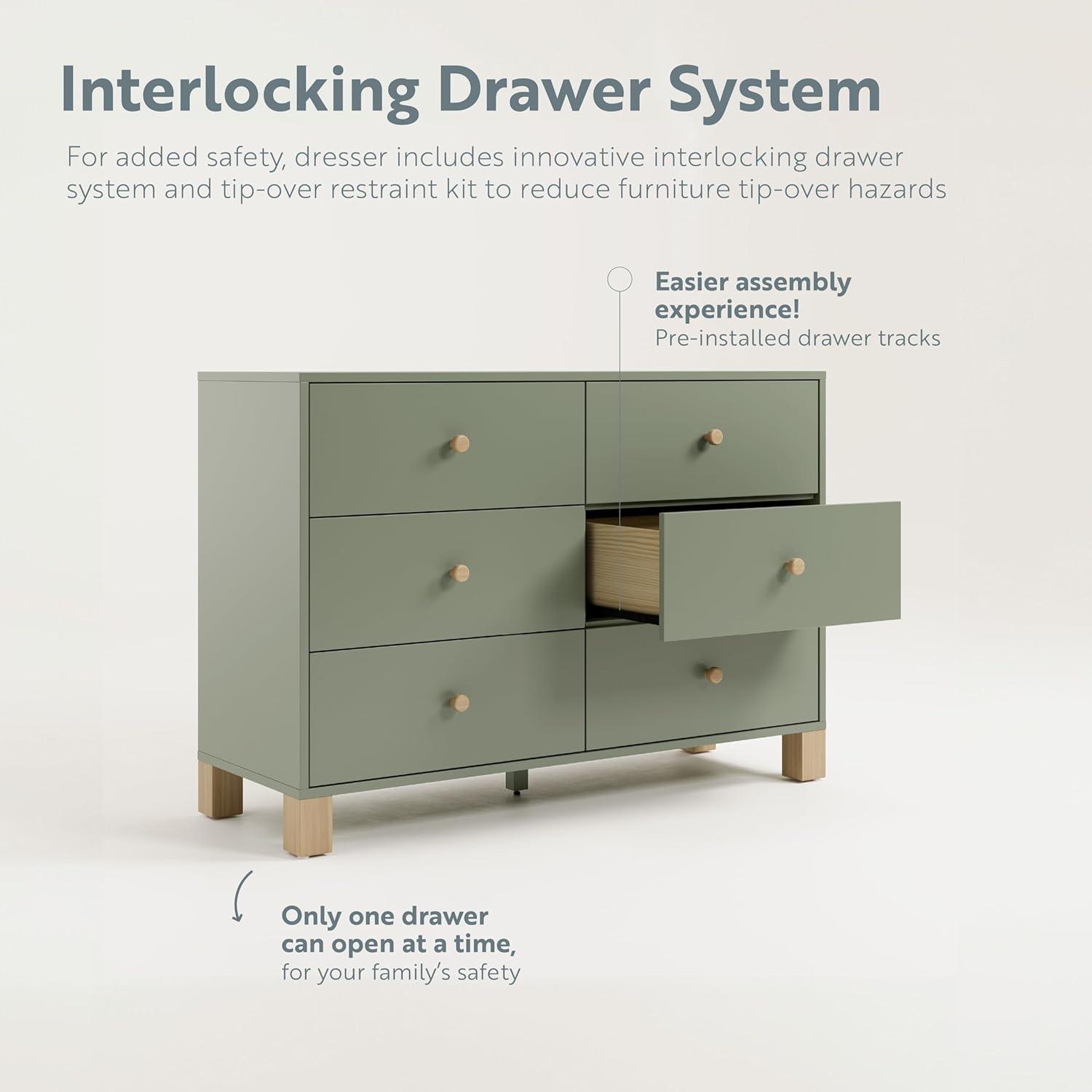 California 6 Drawer Dresser