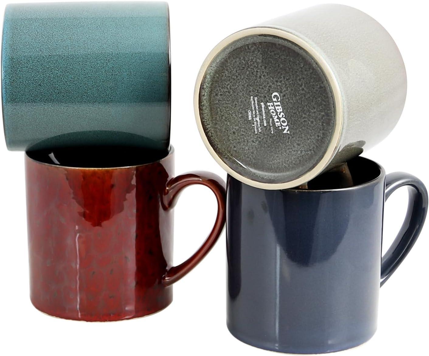 City Loft 20 oz Multicolor Ceramic Mug Set